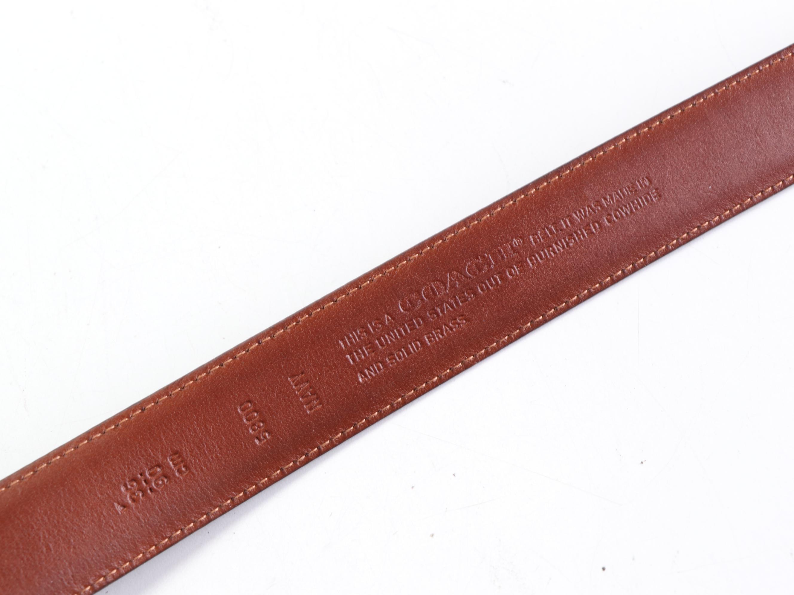 Cole Haan, Coach, Allen Edmonds, and Other Belts