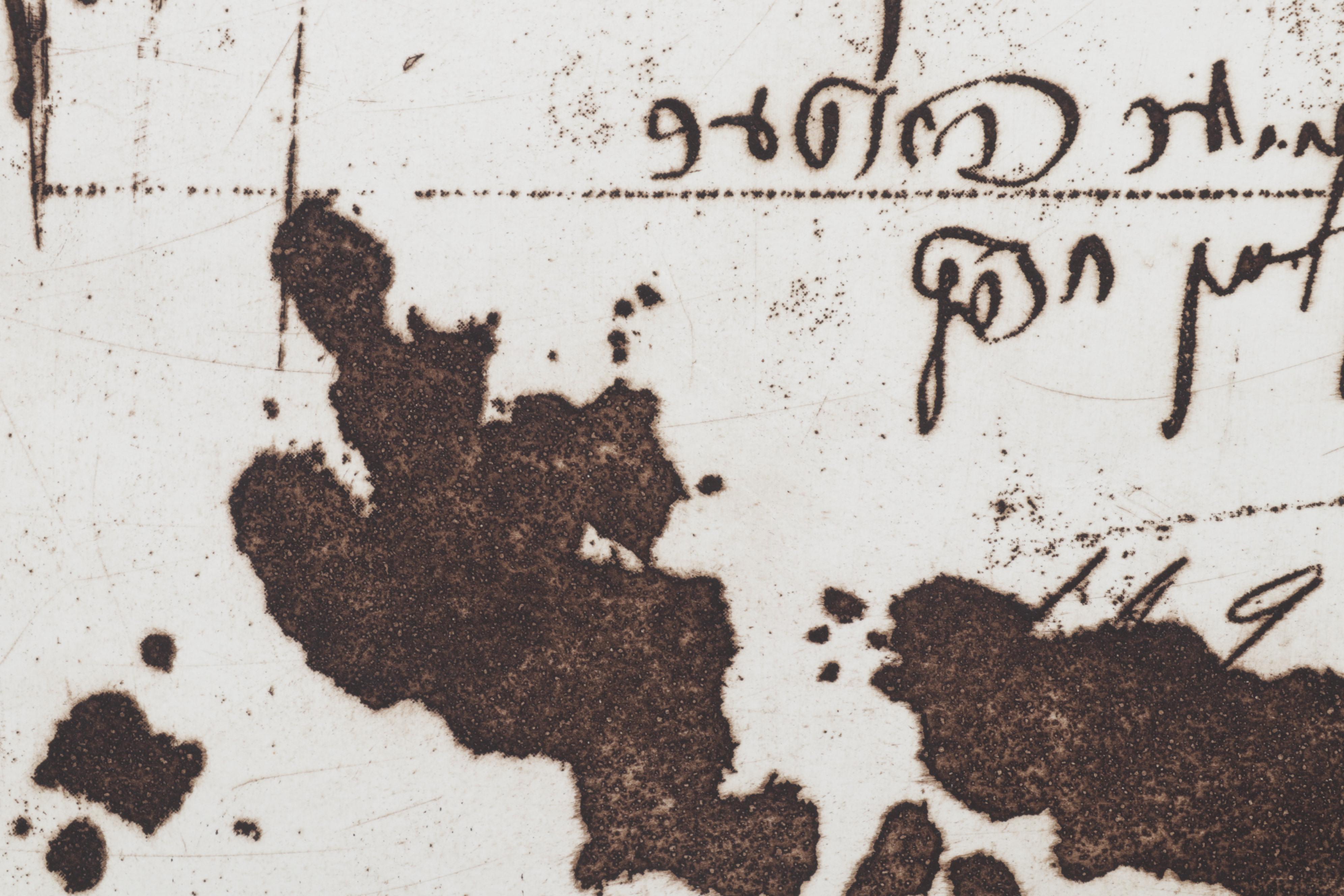 Sidney Chafetz Etching "Family," 1981