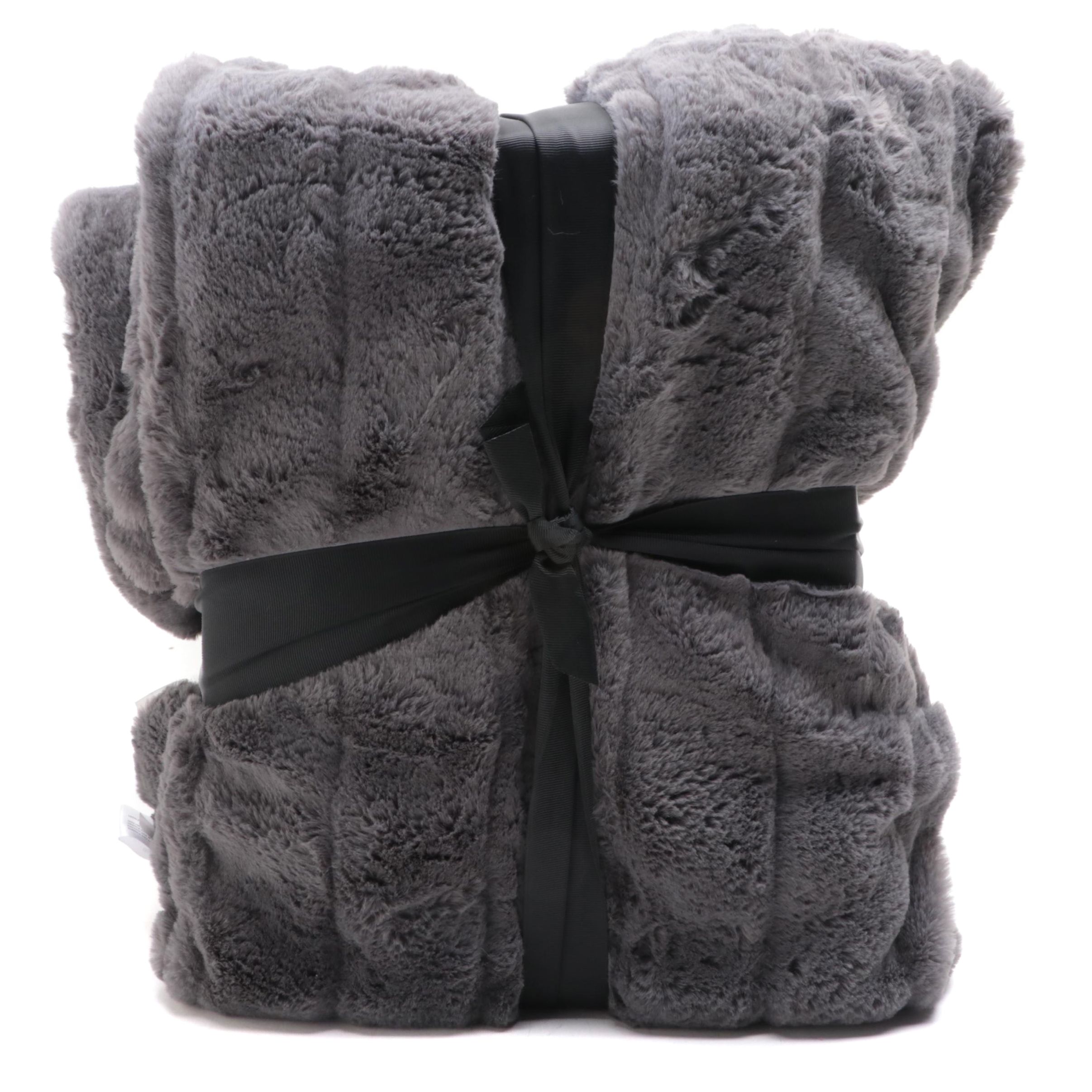 Member's Mark Hotel Premier Collection Luxury Throw in Carved Carcoal