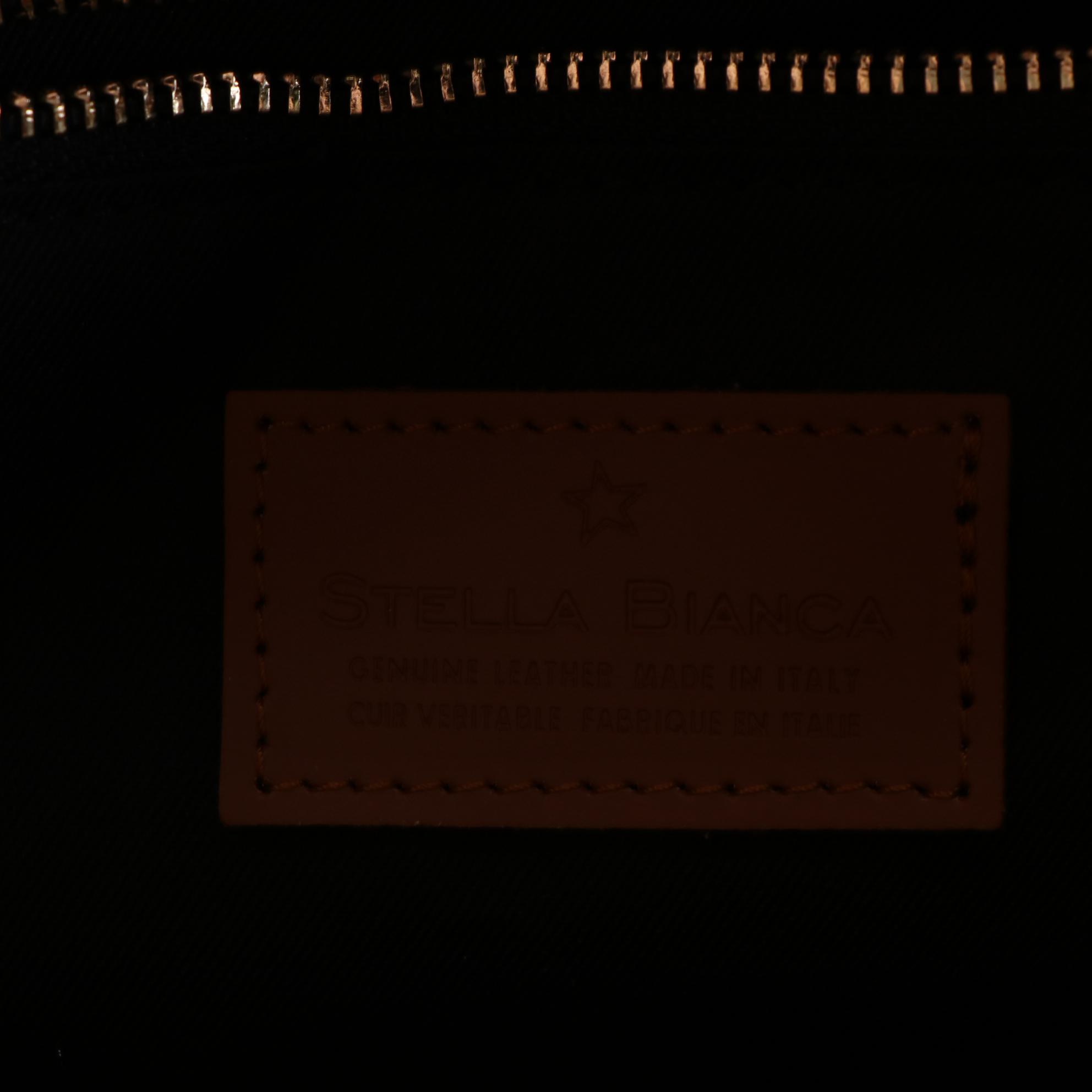 Stella Bianca Woven Zip Tote in Leather and Hogan Handbag in Patent Leather