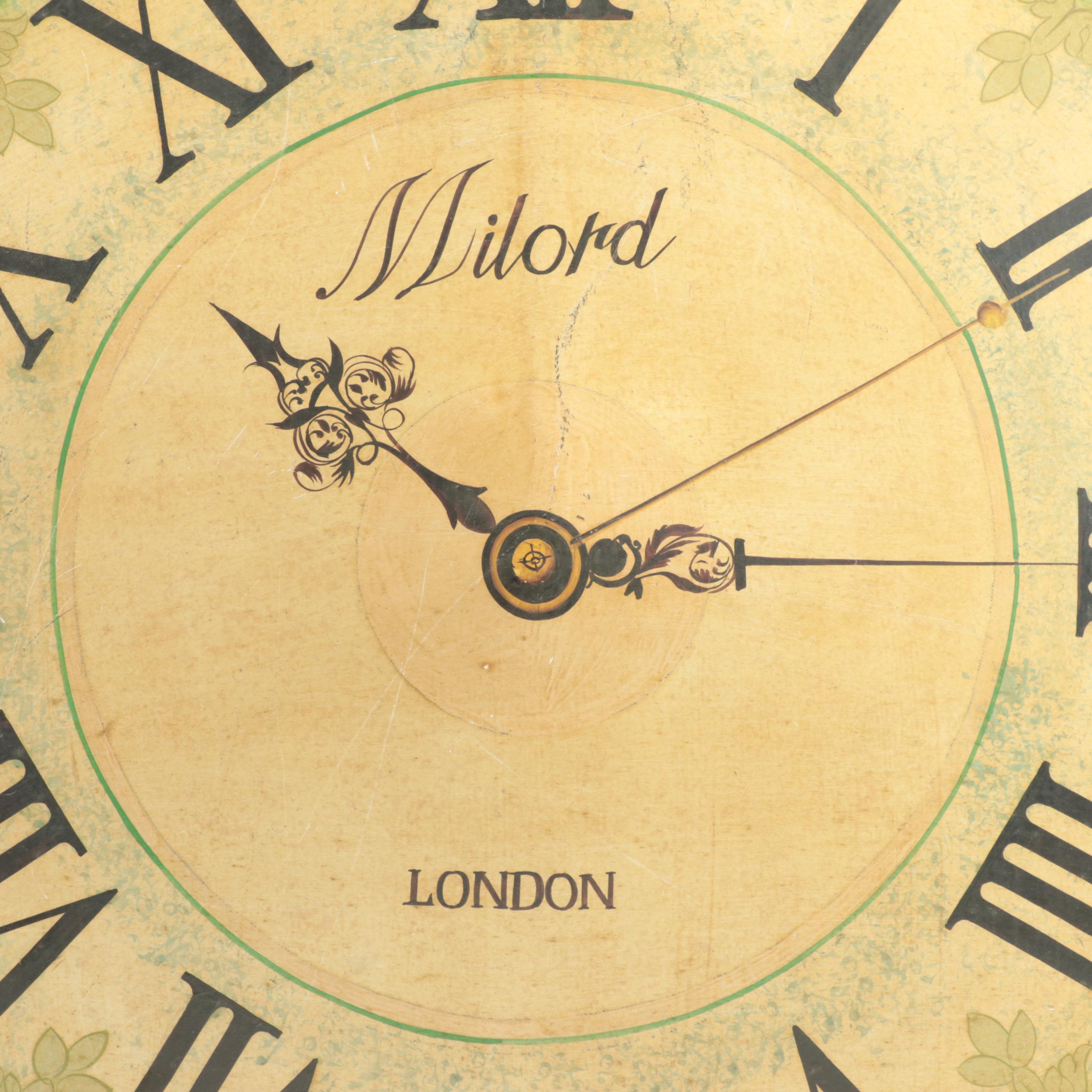 Labrador Retriever Accent Pillow, Brass Wastepaper Bin and Decorative Clock Face