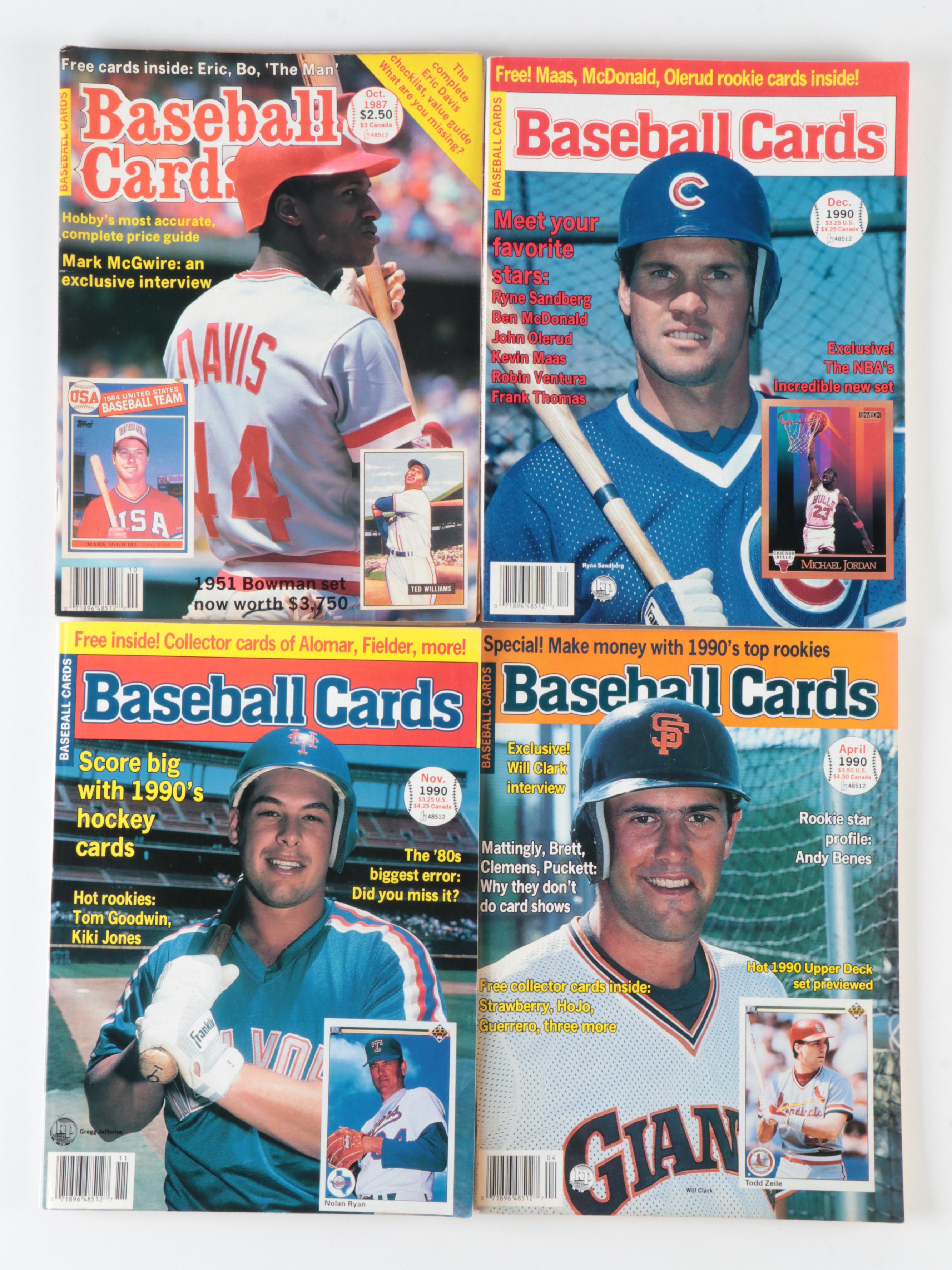 Beckett Baseball, Basketball and Football Cards Price Guides, Late 20th Century