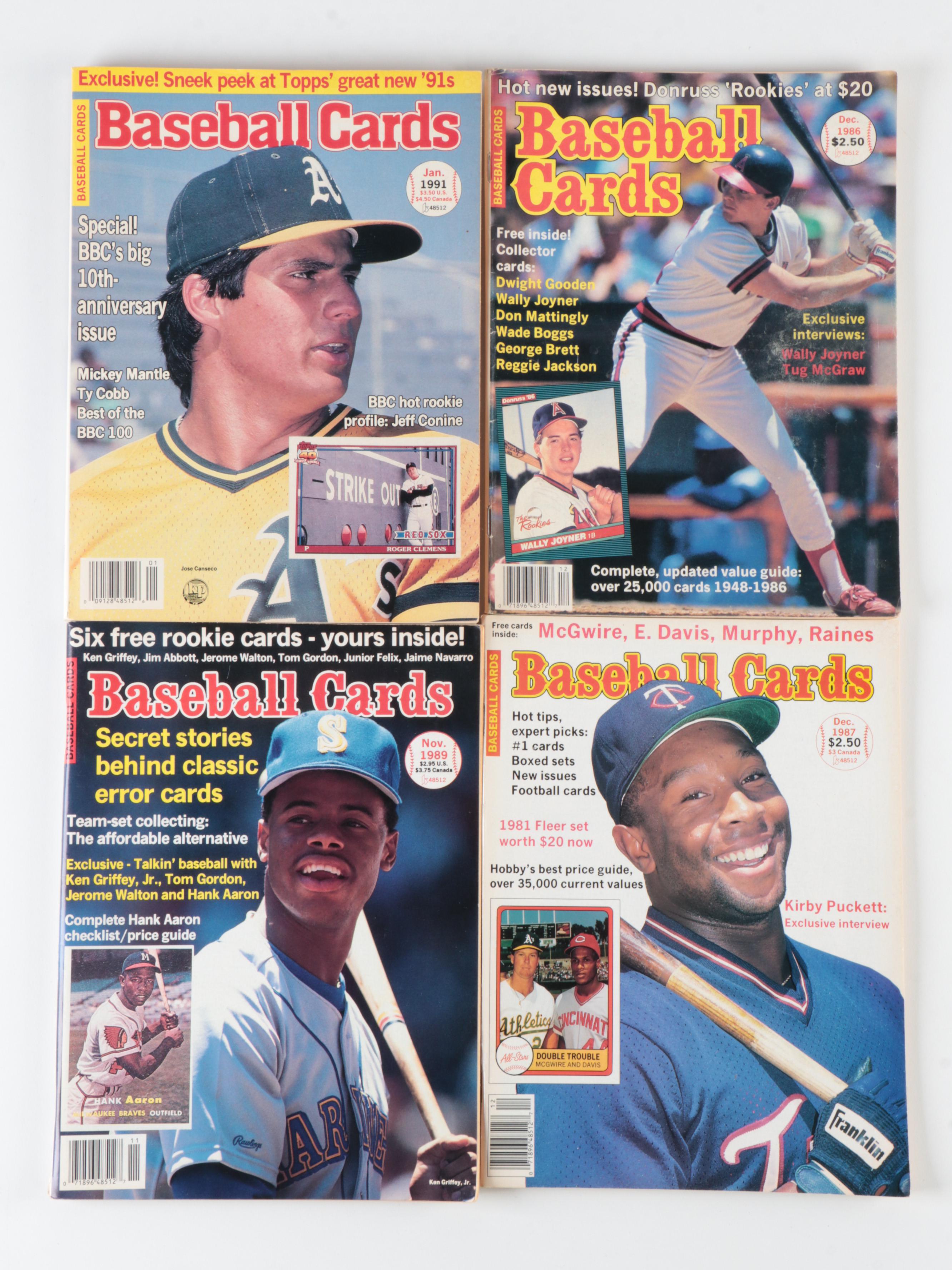 Beckett Baseball, Basketball and Football Cards Price Guides, Late 20th Century