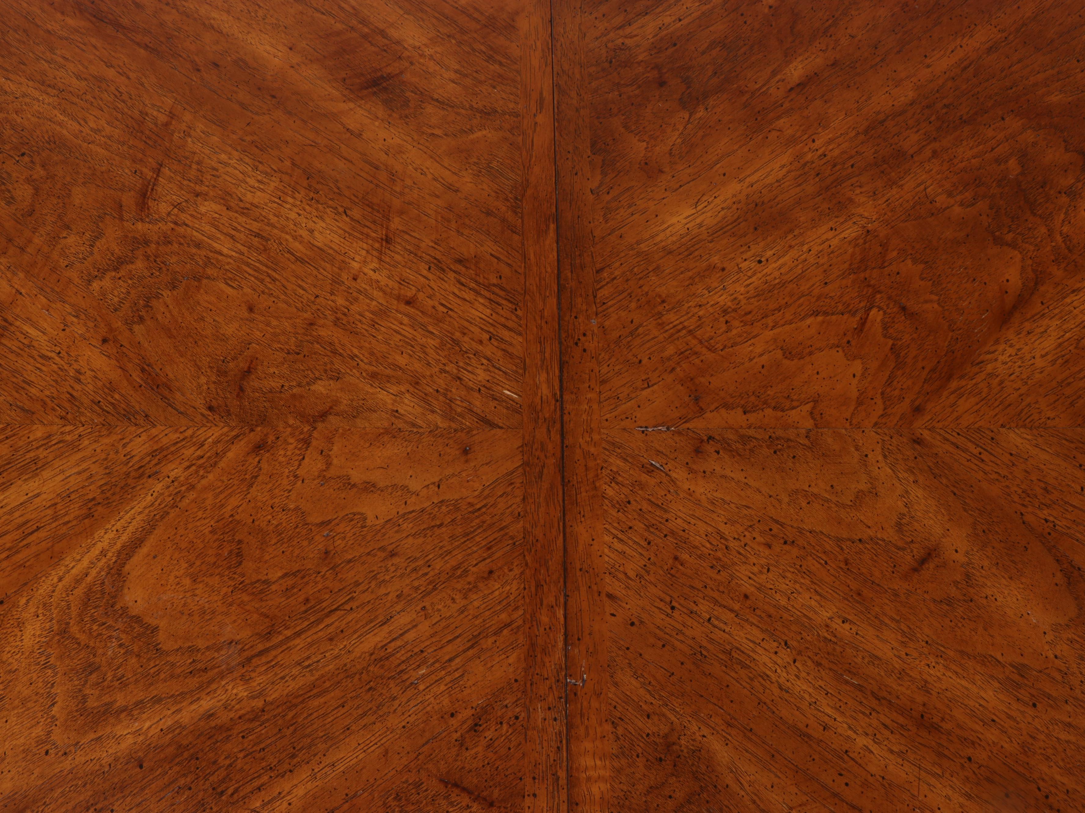 Nine-Piece Hibriten Furniture Co. French Provincial Style Oak Dining Set