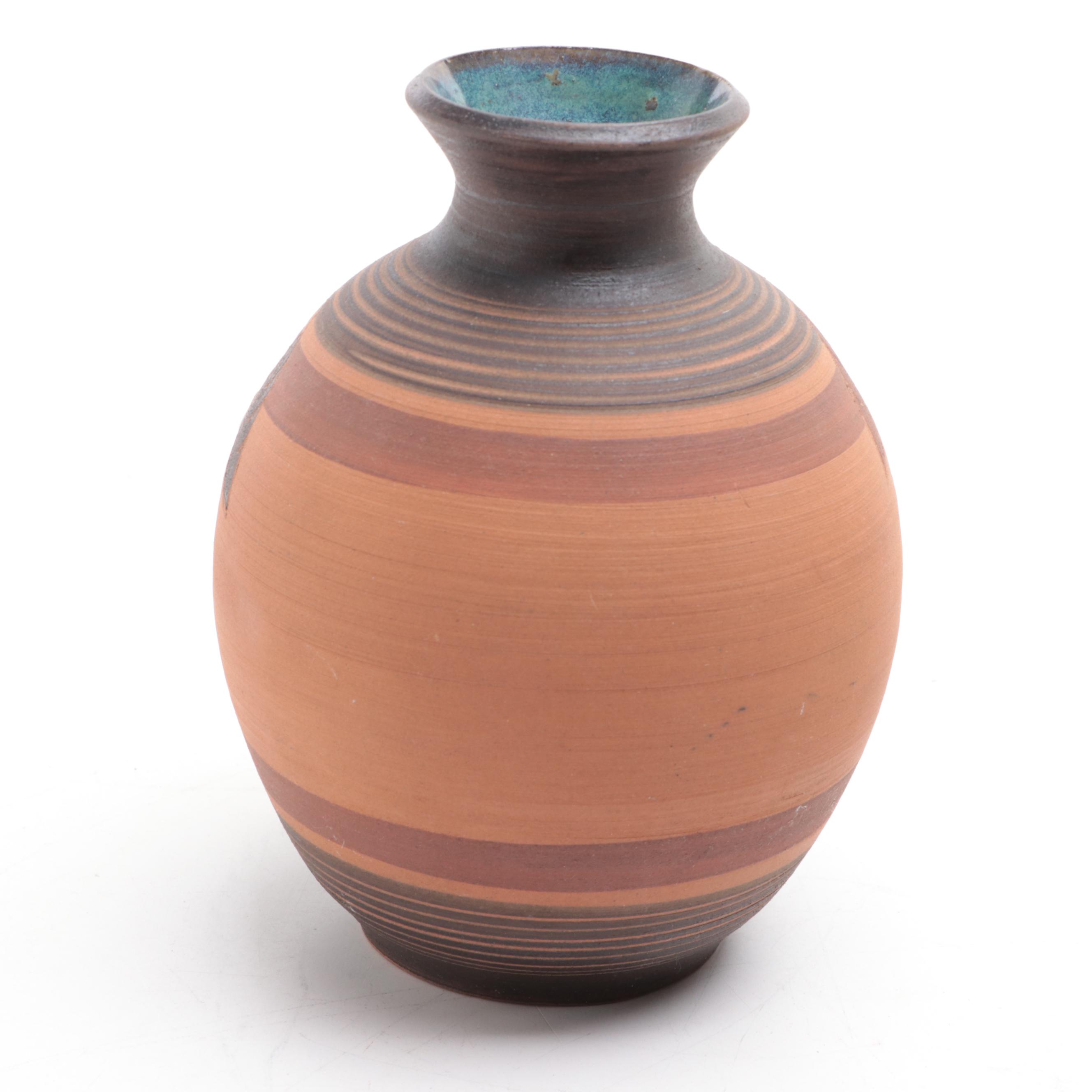 American Southwest and Mexican Art Pottery Vases, Vessel, Rwandan Basket