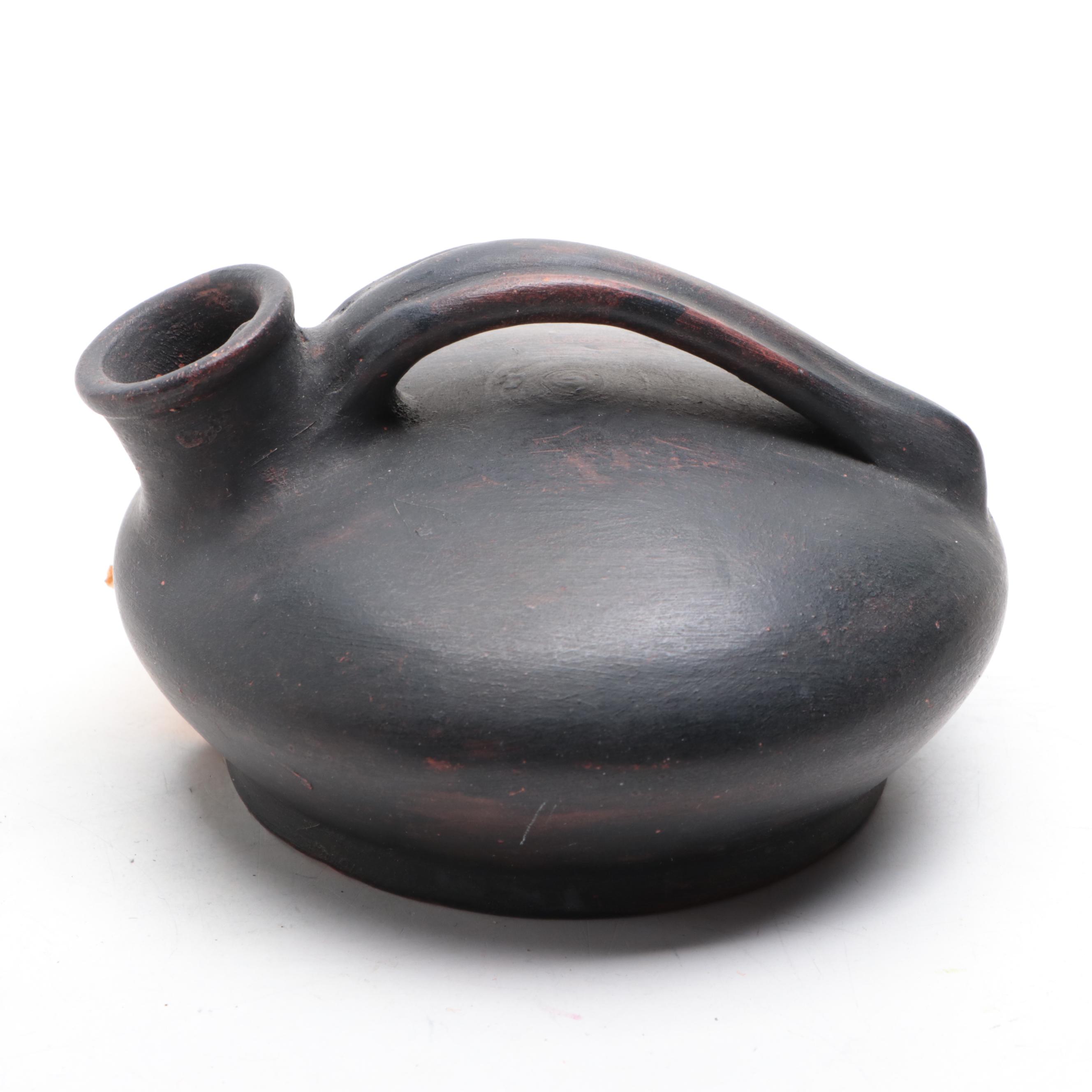 American Southwest and Mexican Art Pottery Vases, Vessel, Rwandan Basket