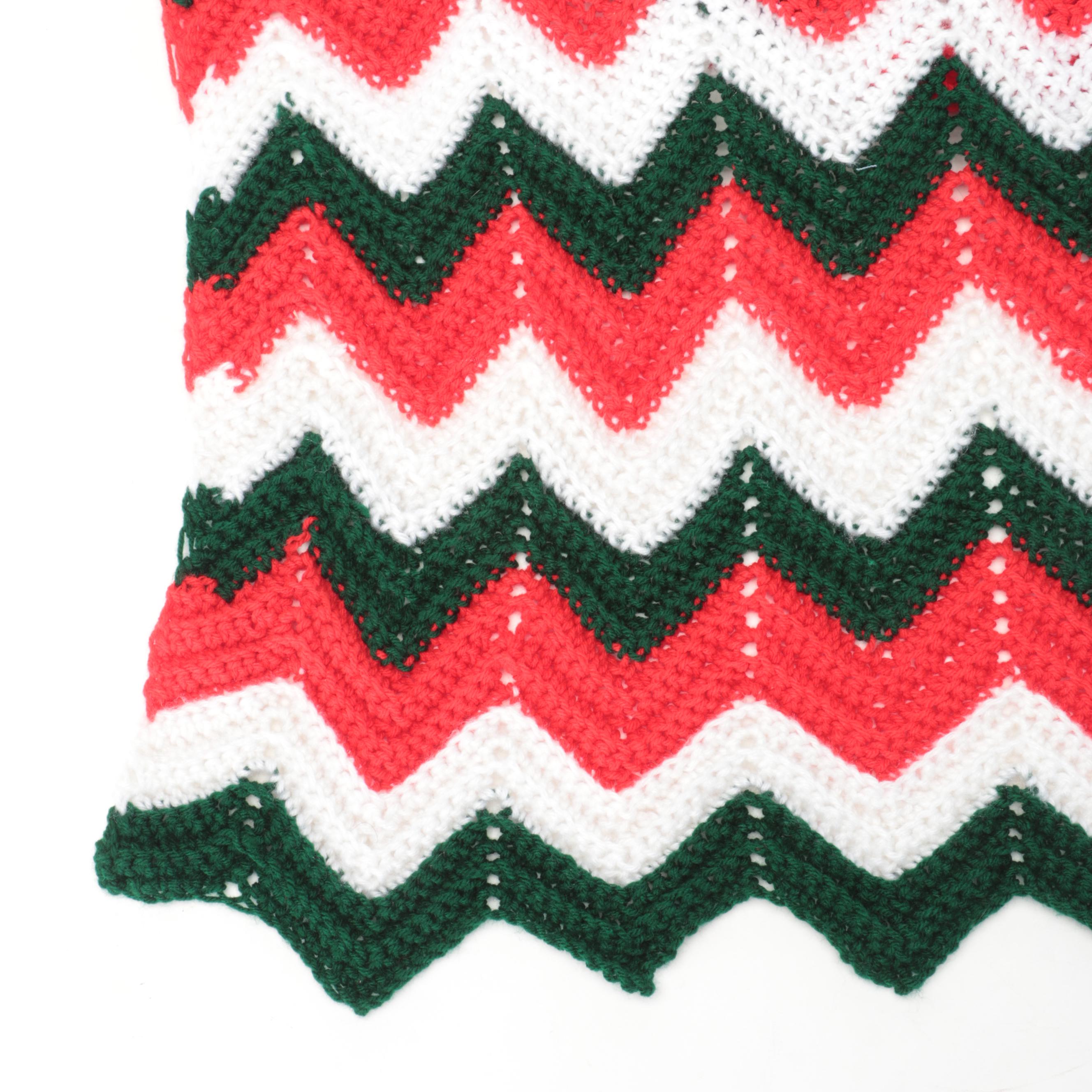 Hand-Pieced "Lone Star" Quilt and Other Christmas Themed Throws and Pillows