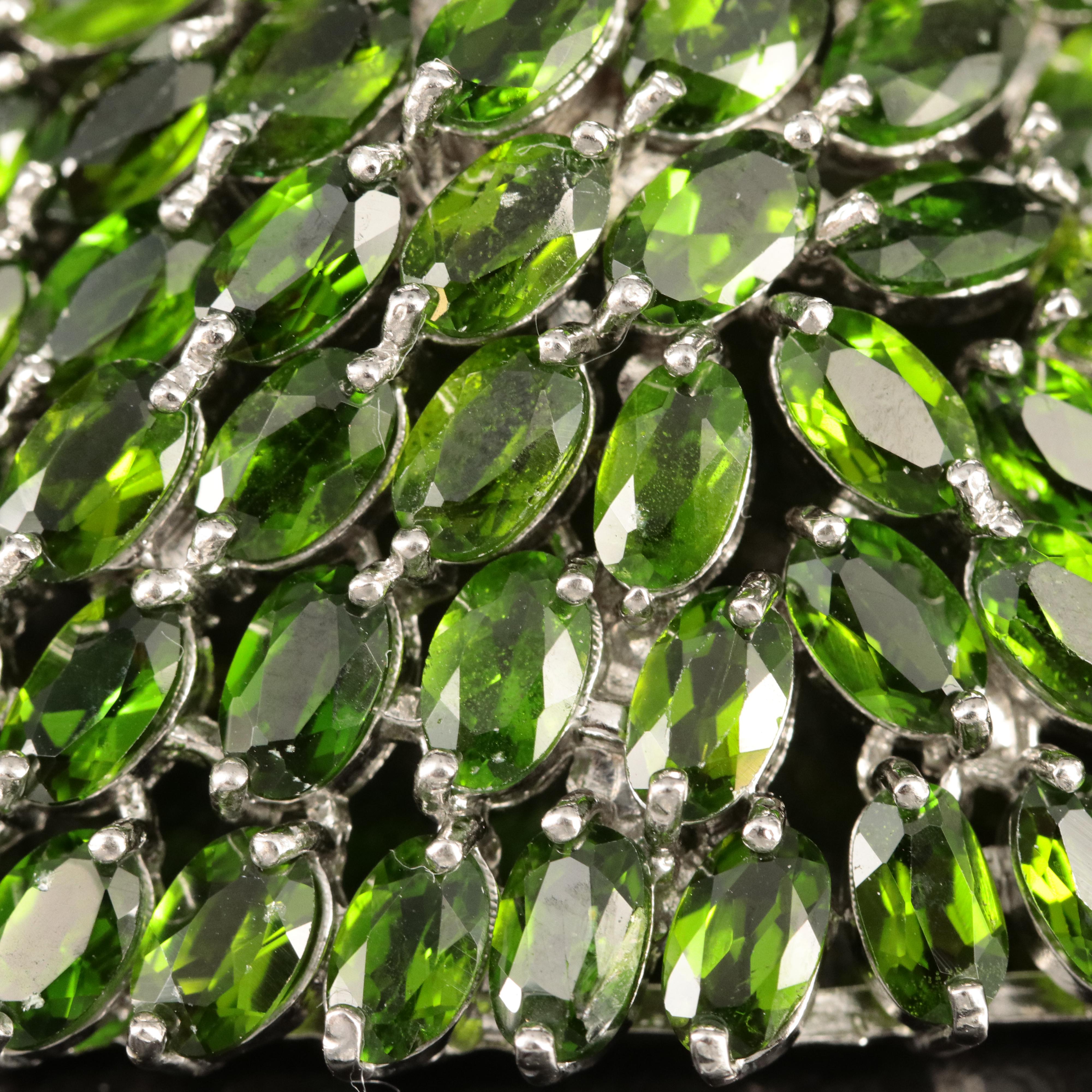 Sterling Diopside Earrings