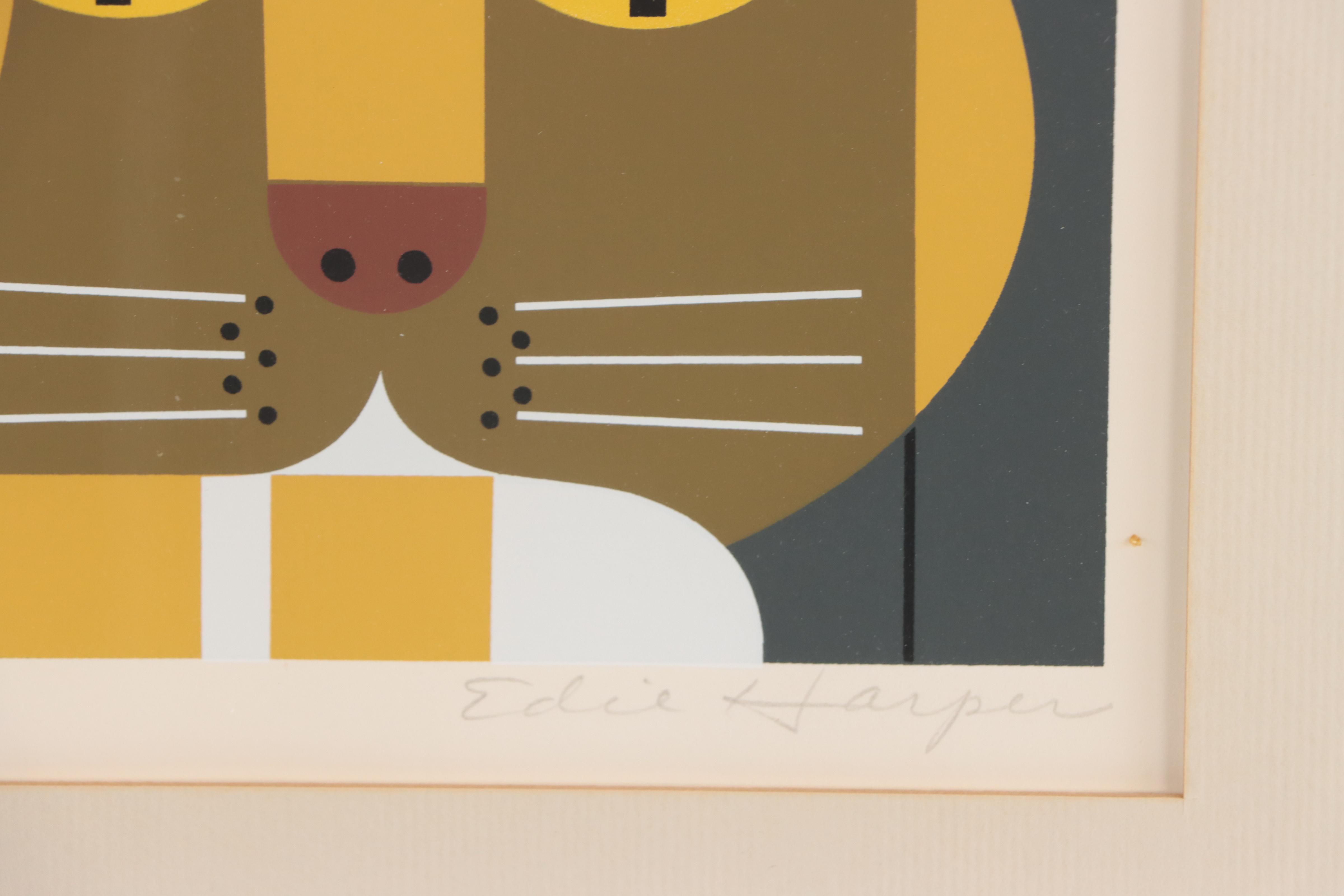 Edie Harper Serigraph "Peepkin"