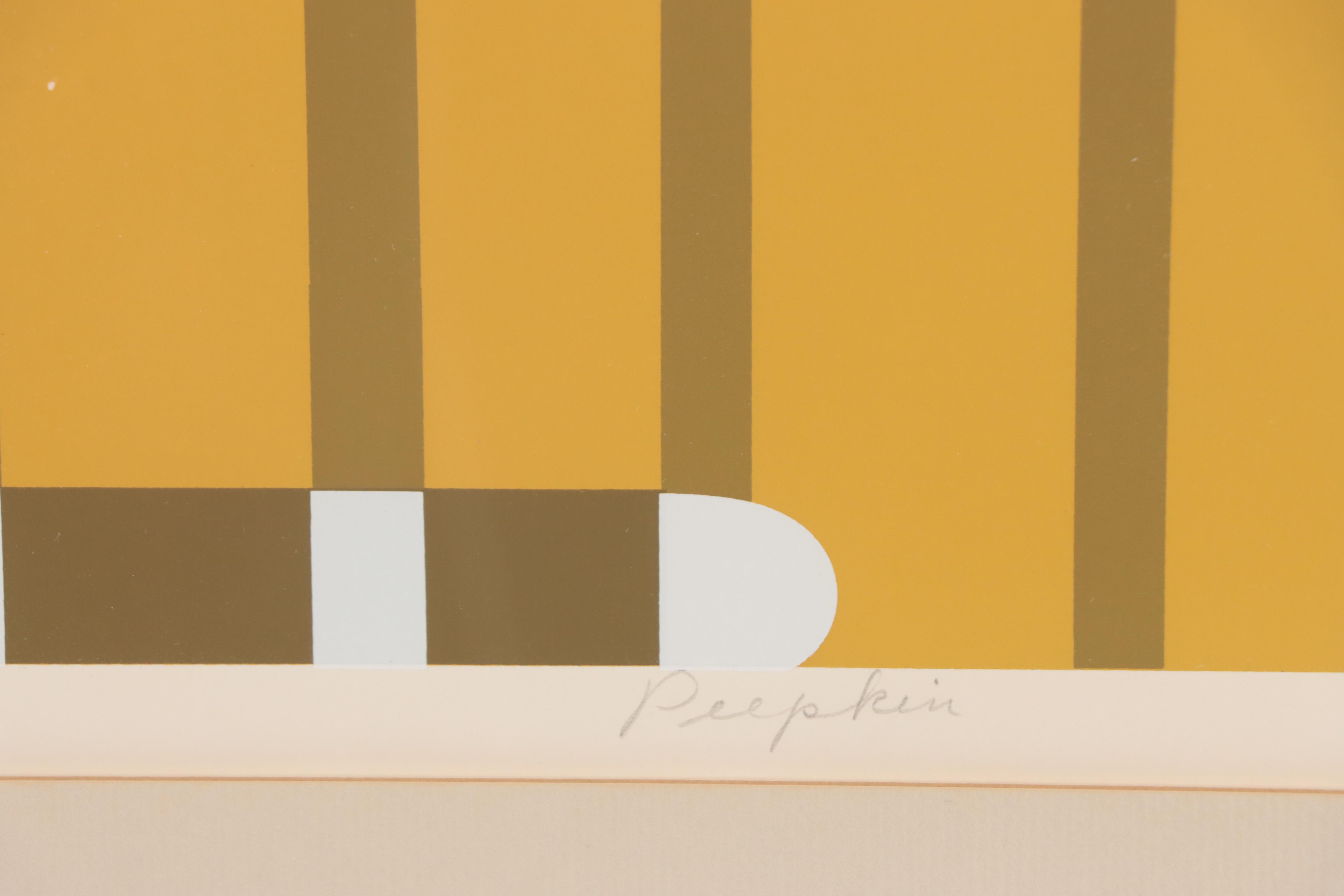 Edie Harper Serigraph "Peepkin"