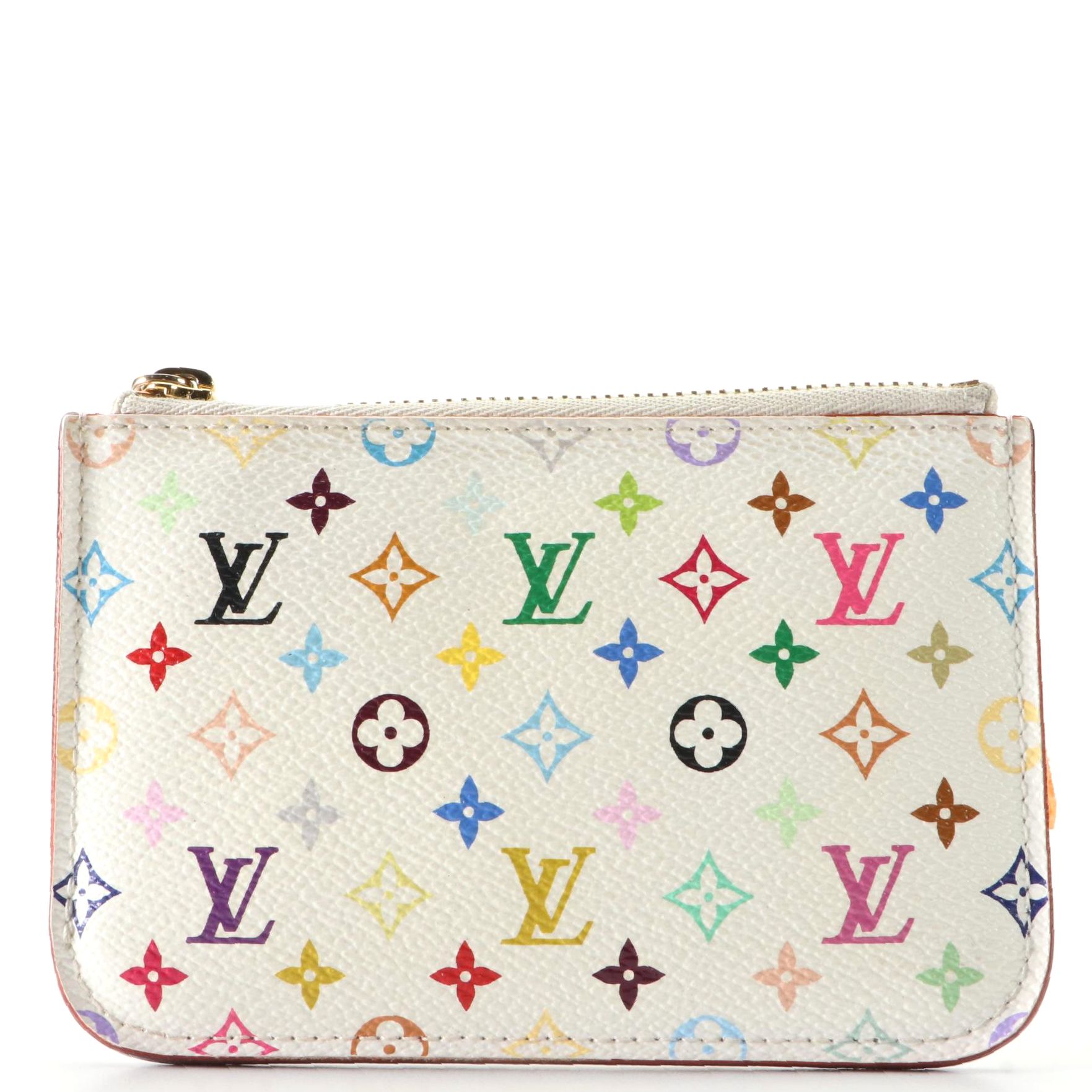 Louis Vuitton x Takashi Murakami Coin Purse in Multicolor Monogram Canvas
