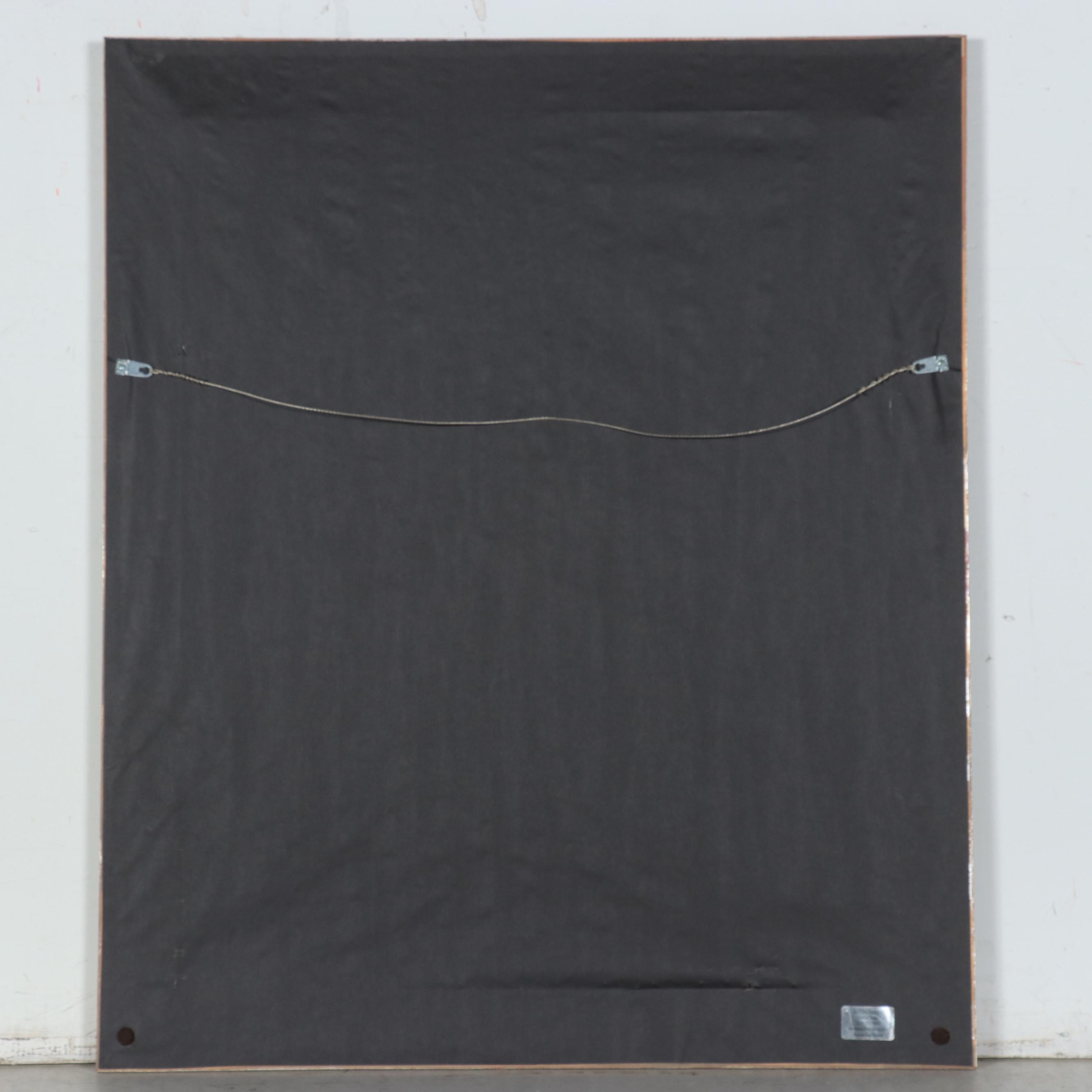 Kaiko Moti Engraving of Woman Holding a Rose, Circa 1970