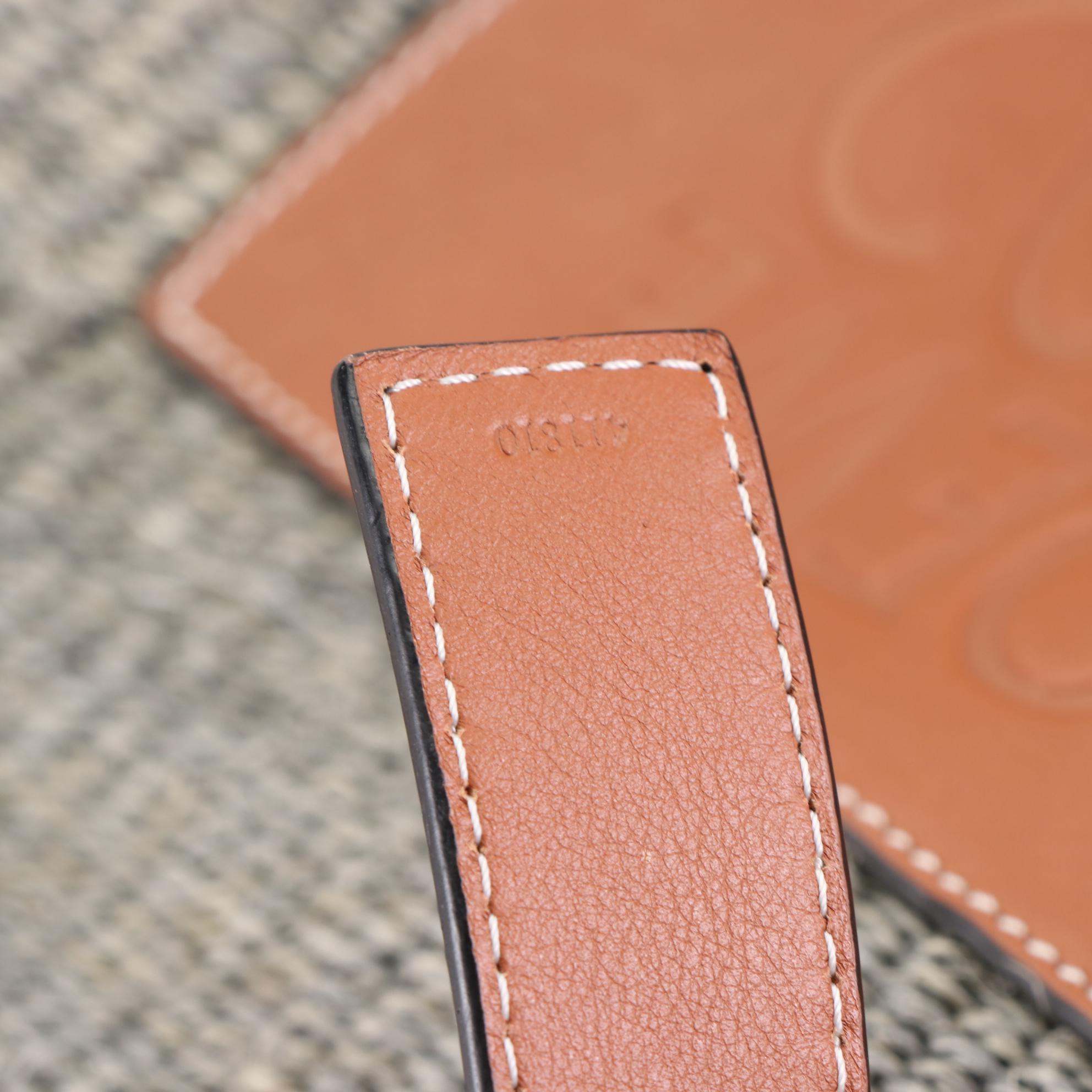 Loewe Basket Bag in Jute and Calfskin with Anagram Patch