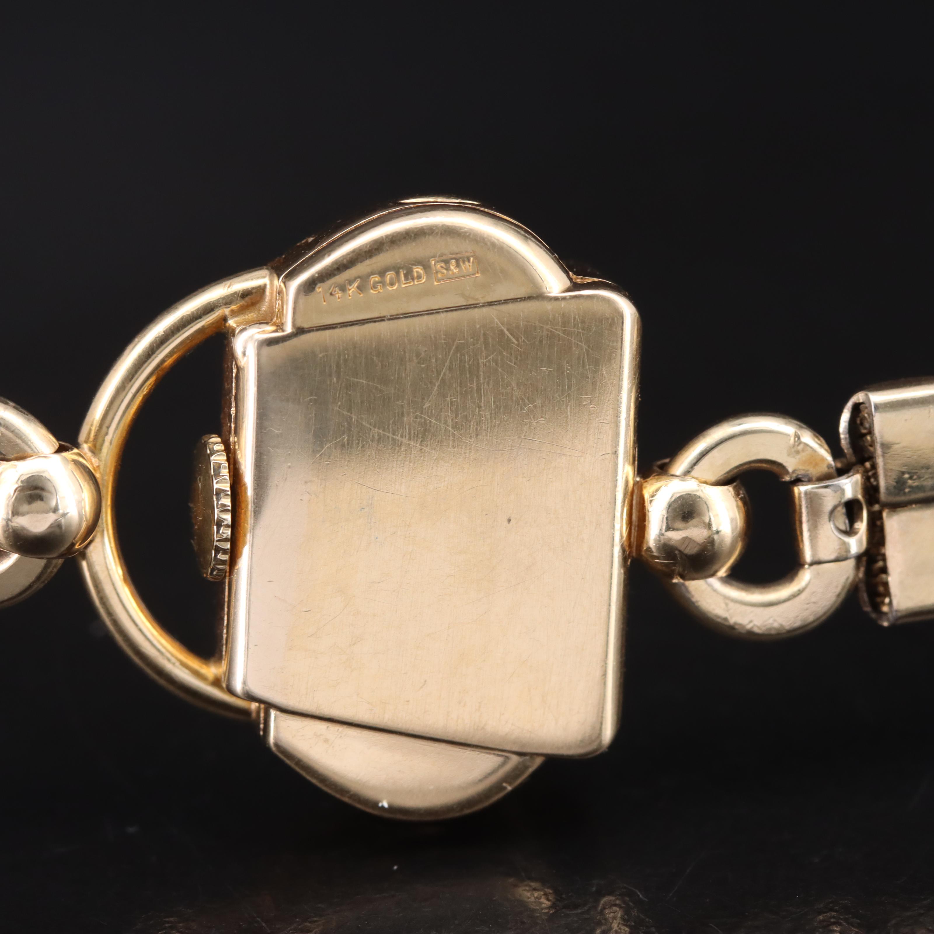 1930s Hamilton 14K Ladies Driver's Watch