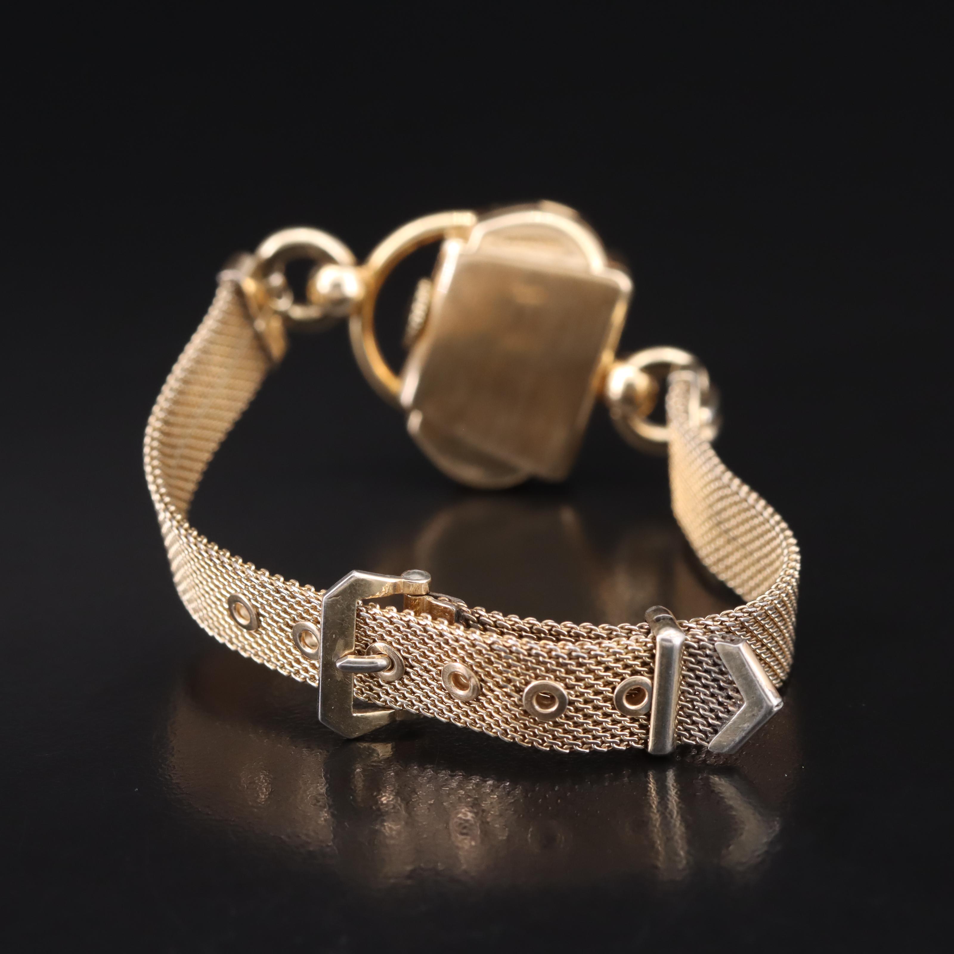 1930s Hamilton 14K Ladies Driver's Watch