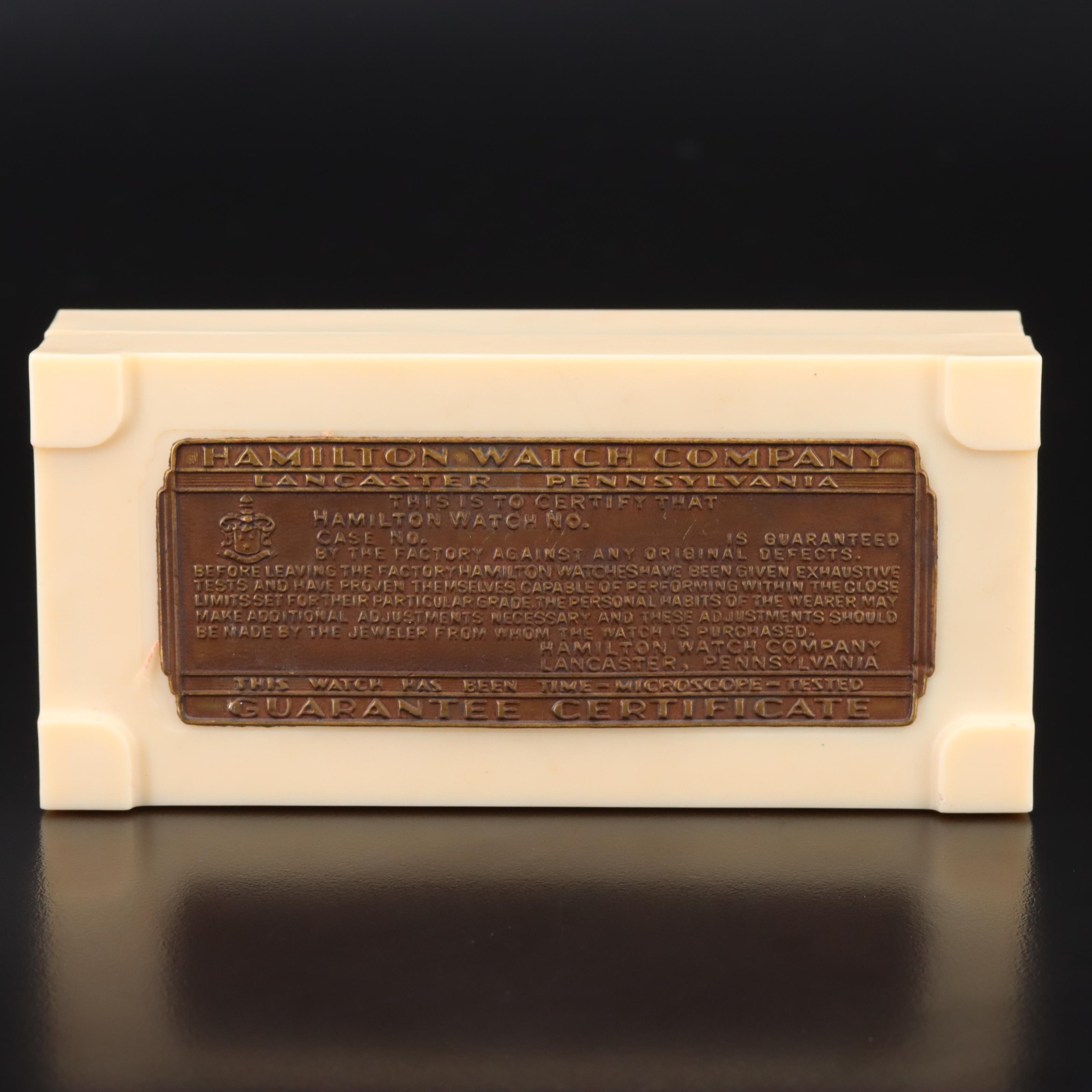 1930s Hamilton 14K Ladies Driver's Watch