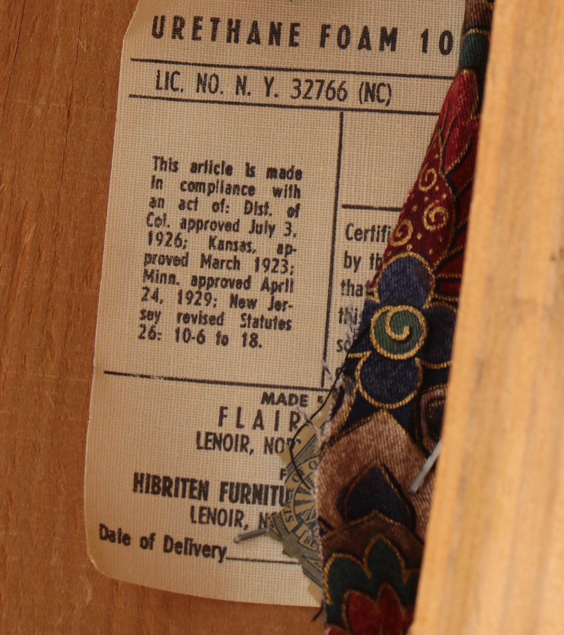 Nine-Piece Hibriten Furniture Co. French Provincial Style Oak Dining Set