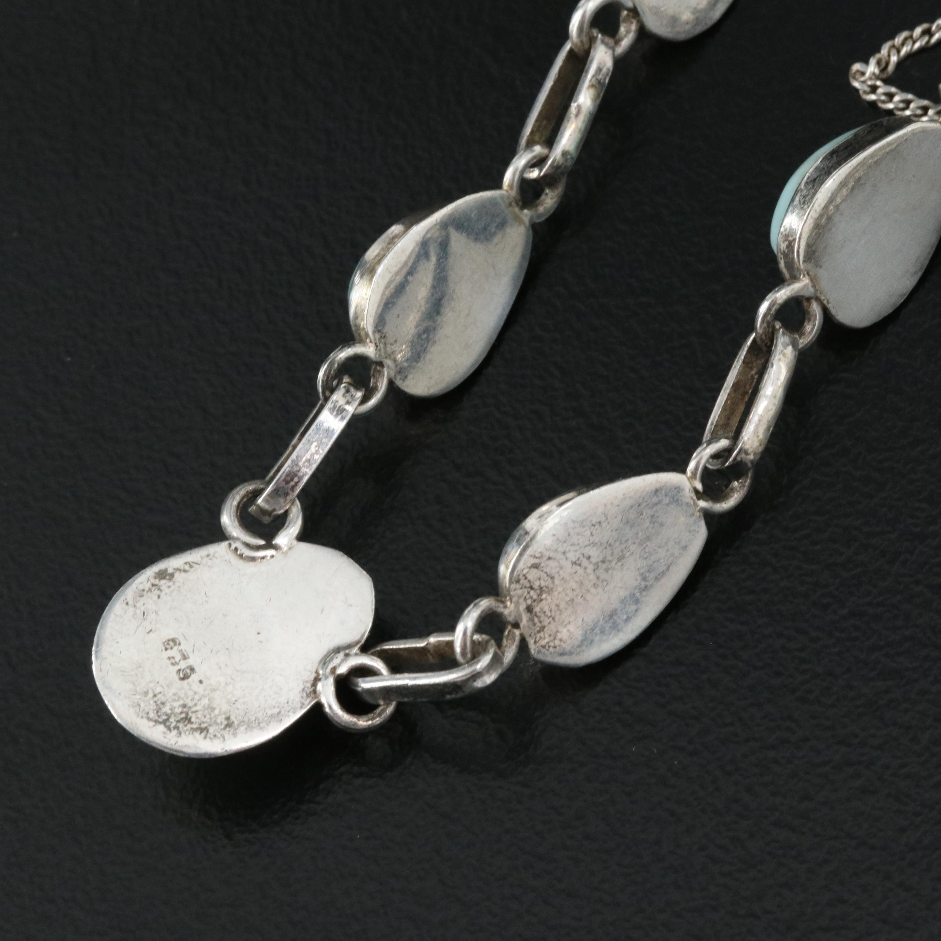 Sterling Common Opal Necklace