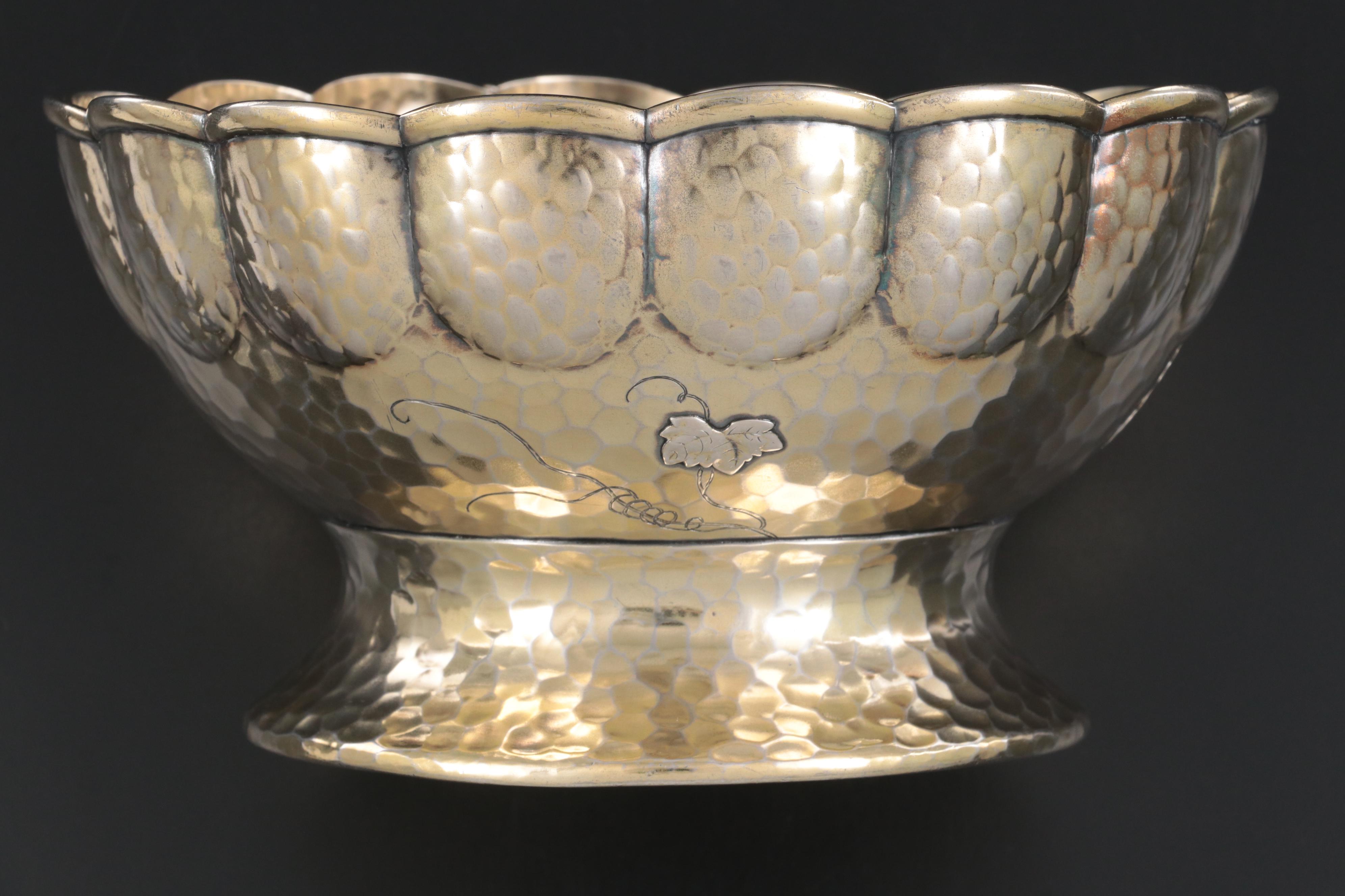 Tiffany & Co. Aesthetic Movement Sterling Silver Fruit Bowl, Late 19th Century