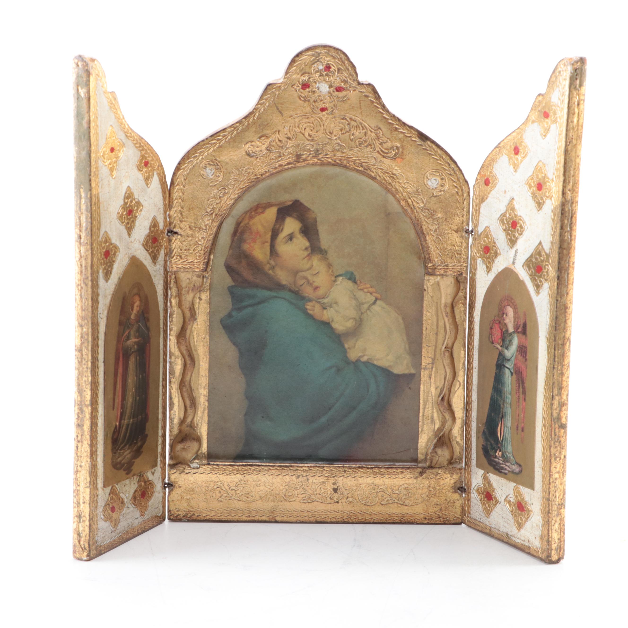 Florentine Style Icon, Sacred Heart Picture, Crucifixes and More