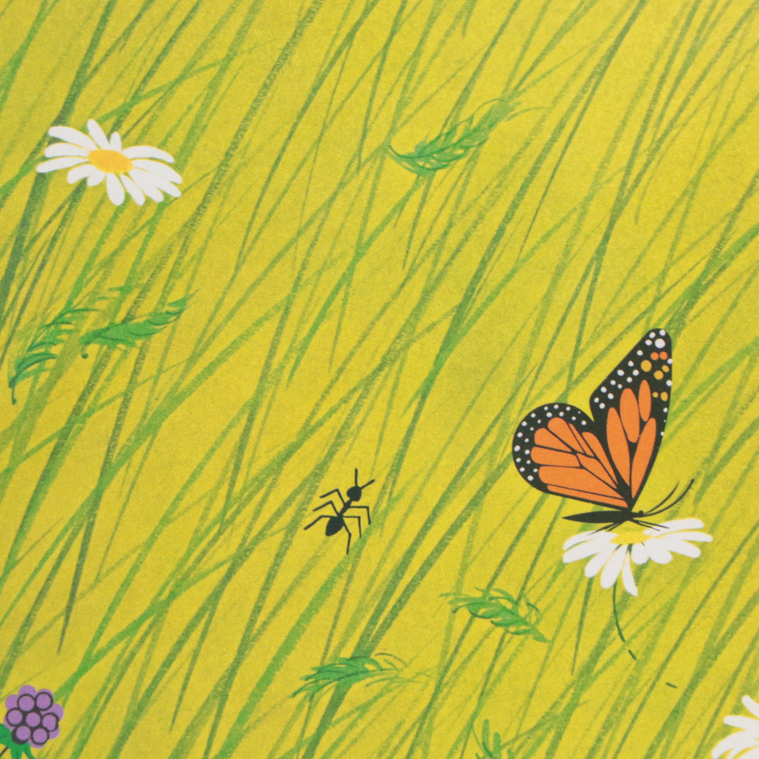 Offset Lithograph After Charley Harper "Meadow Medley," Late 20th Century