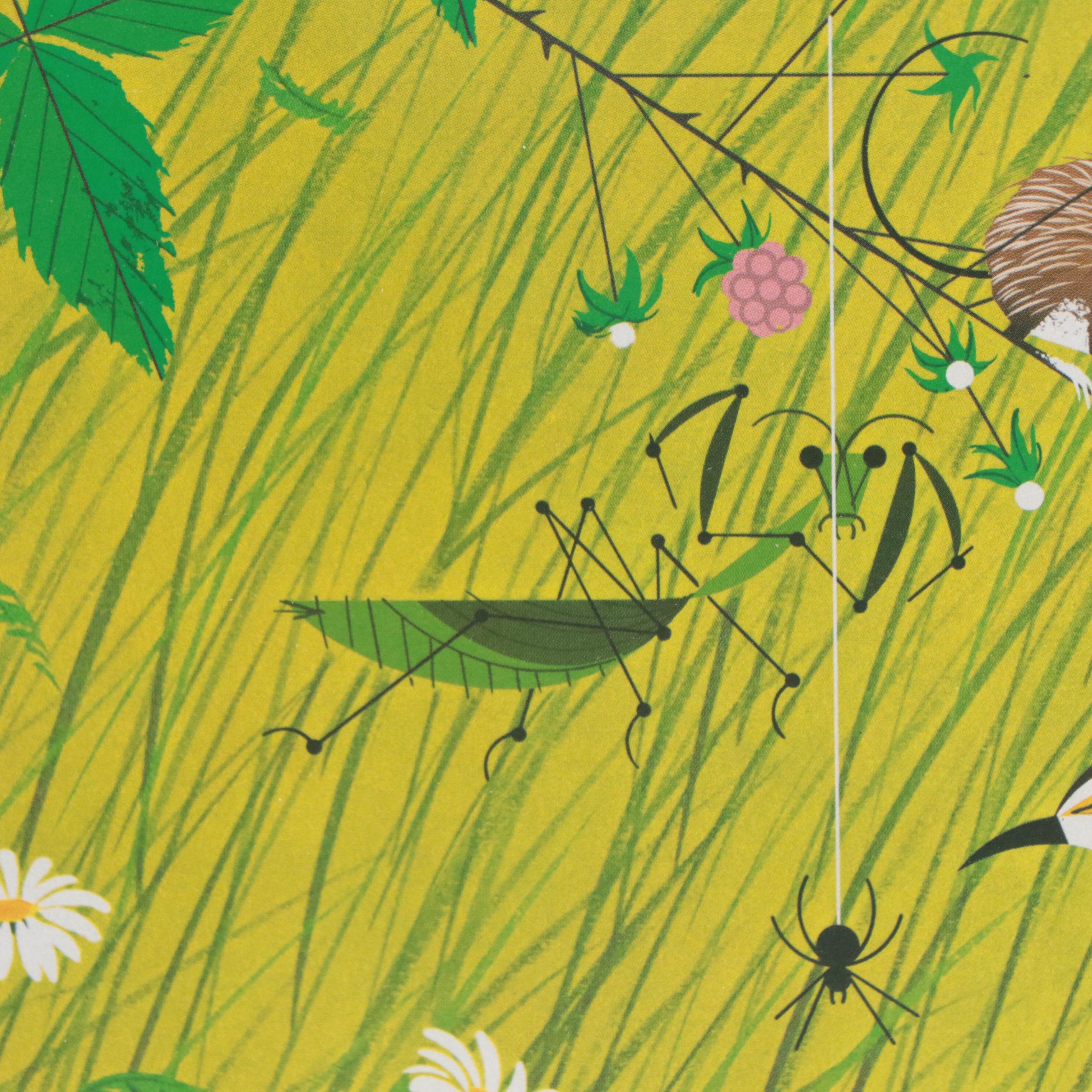Offset Lithograph After Charley Harper "Meadow Medley," Late 20th Century