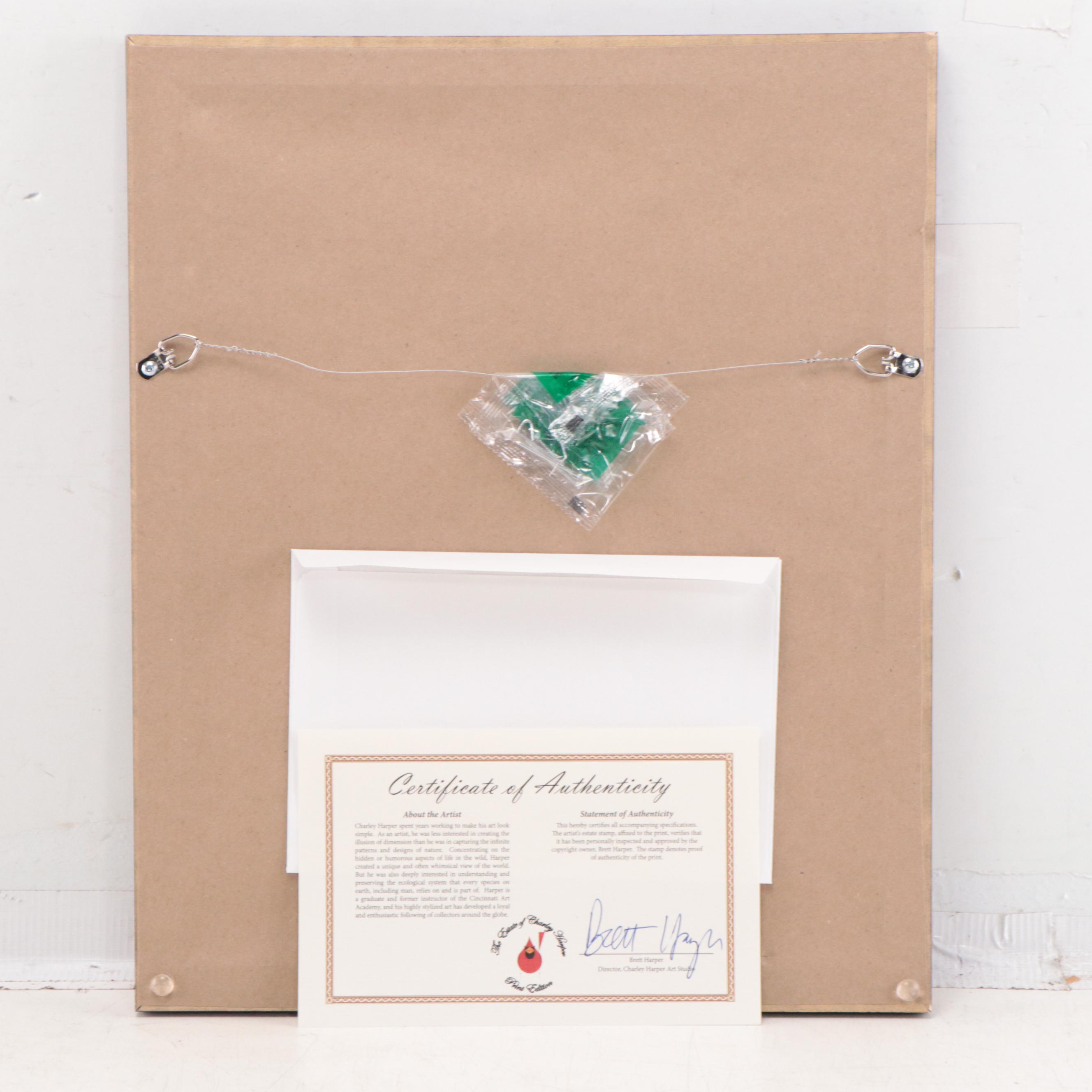 Offset Lithograph After Charley Harper "Meadow Medley," Late 20th Century