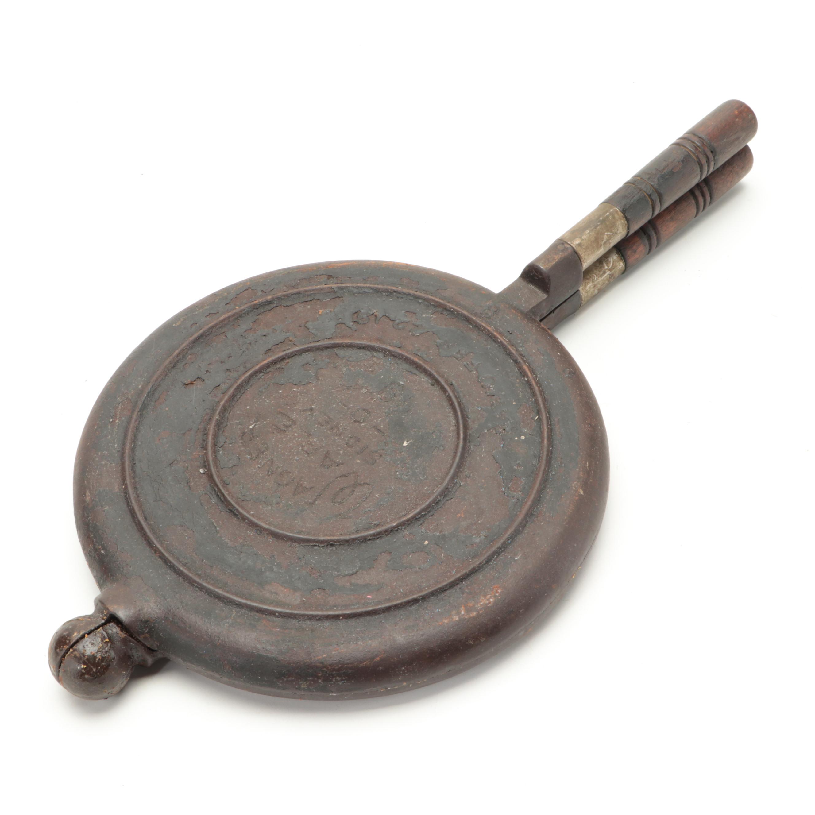 Wagner Ware Cast Iron Skillets, Waffle Iron and Corn Stick Pans