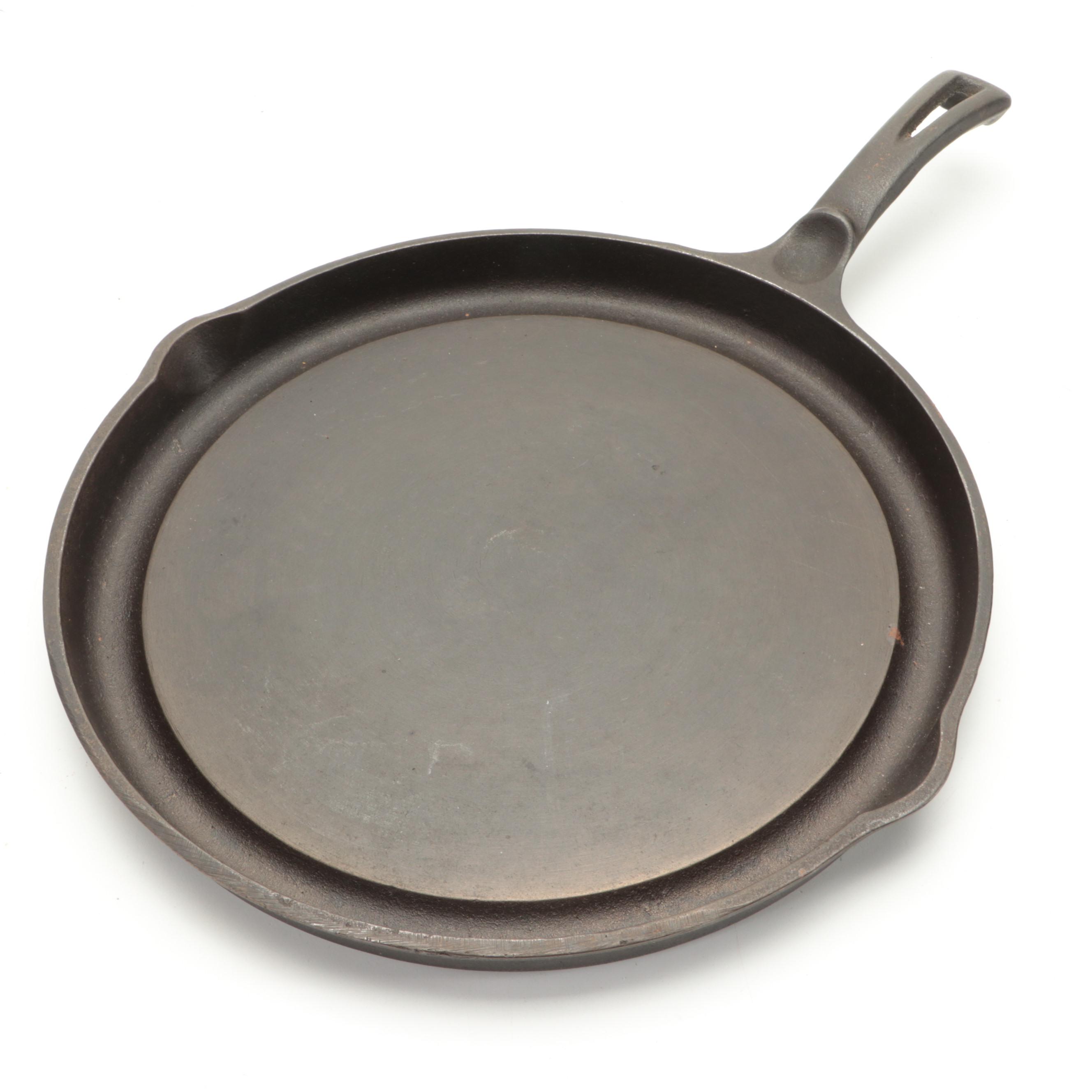 Wagner Ware Cast Iron Skillets, Waffle Iron and Corn Stick Pans