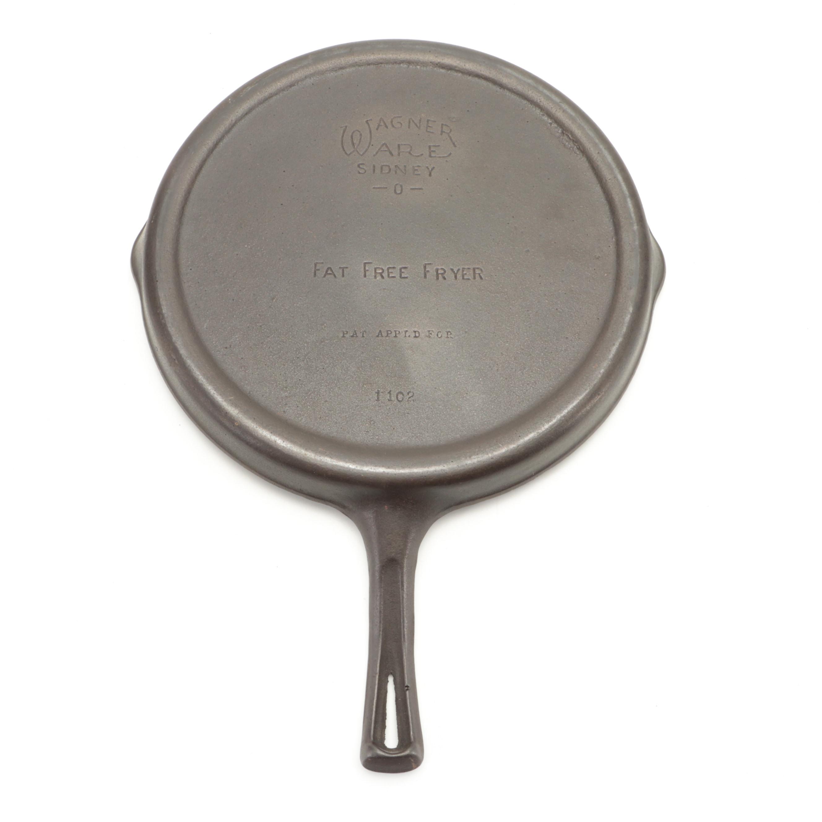 Wagner Ware Cast Iron Skillets, Waffle Iron and Corn Stick Pans