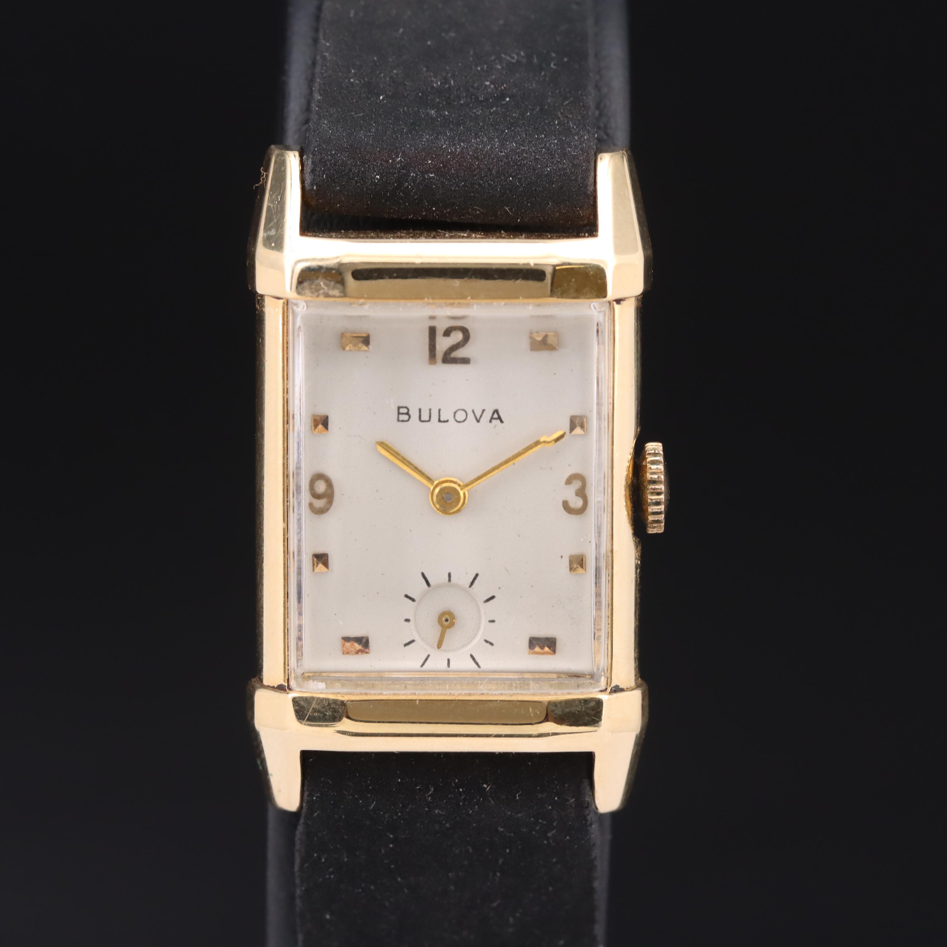 Vintage 14K Bulova Stem Wind Watch