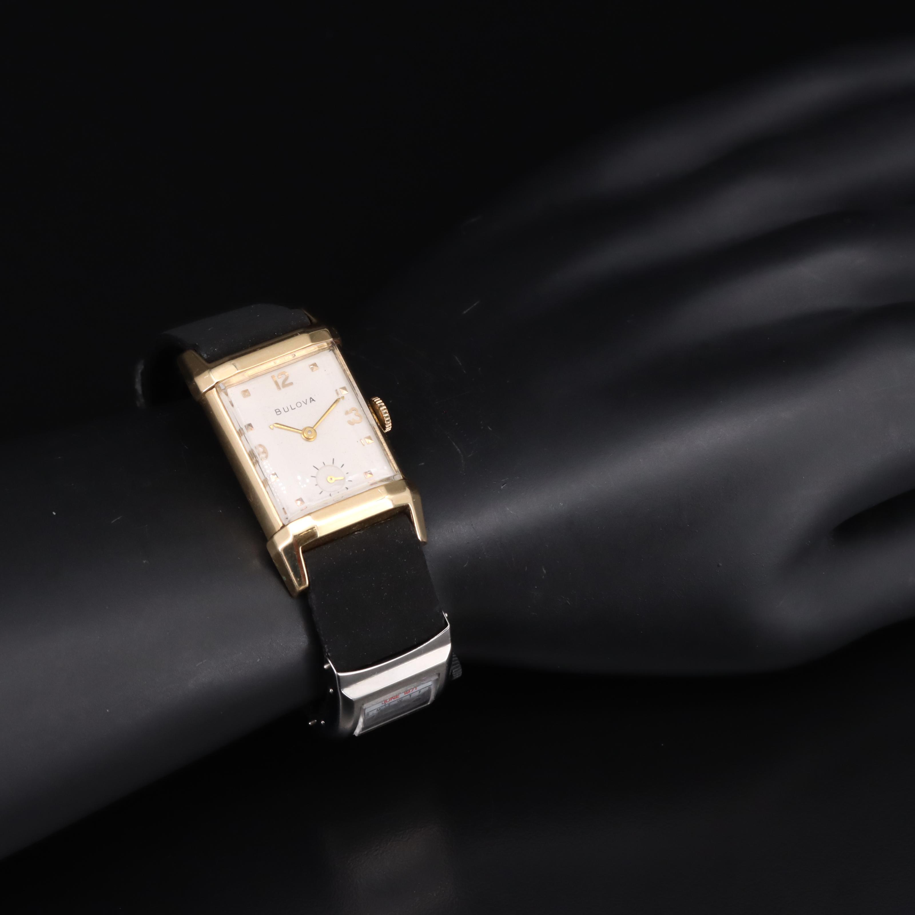 Vintage 14K Bulova Stem Wind Watch