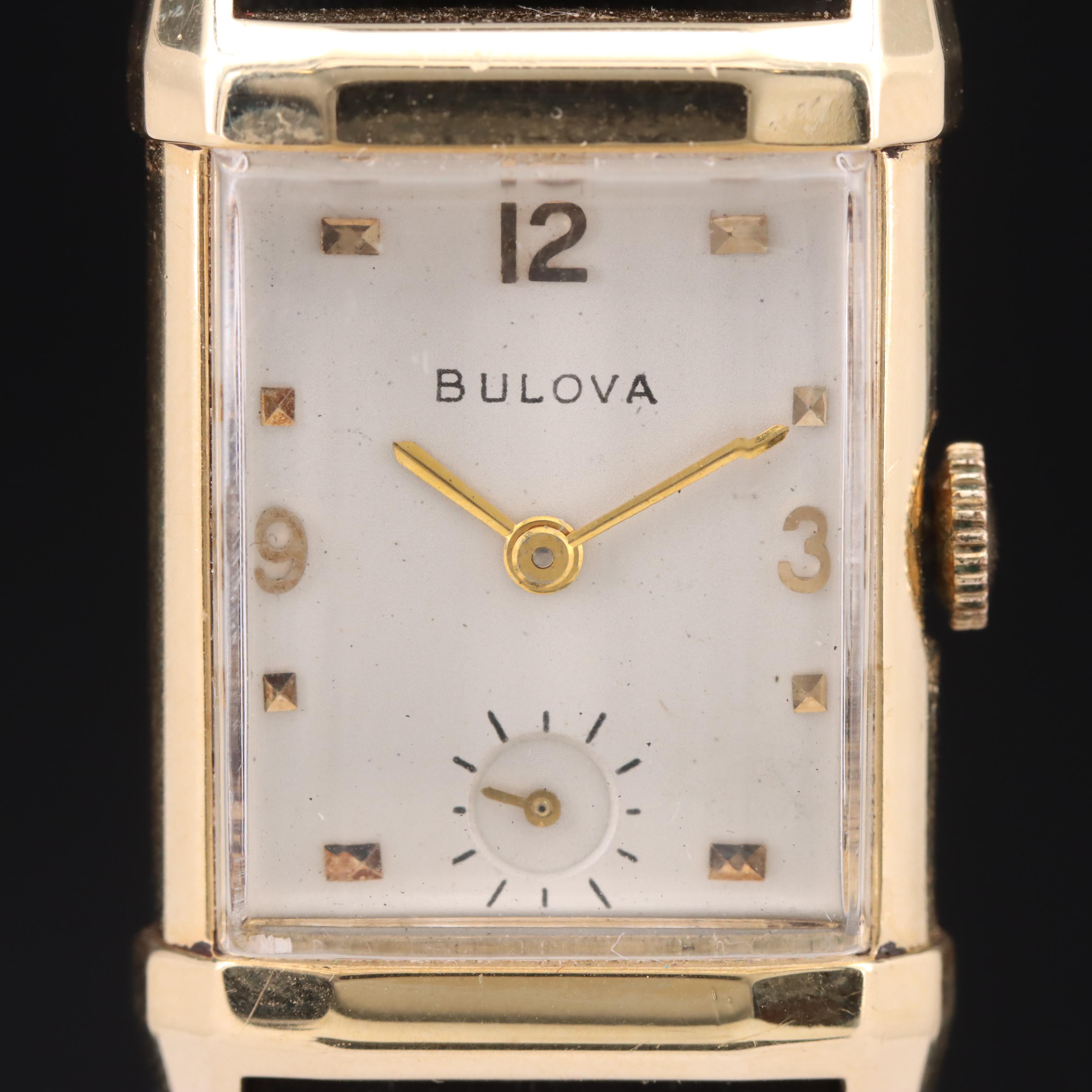 Vintage 14K Bulova Stem Wind Watch