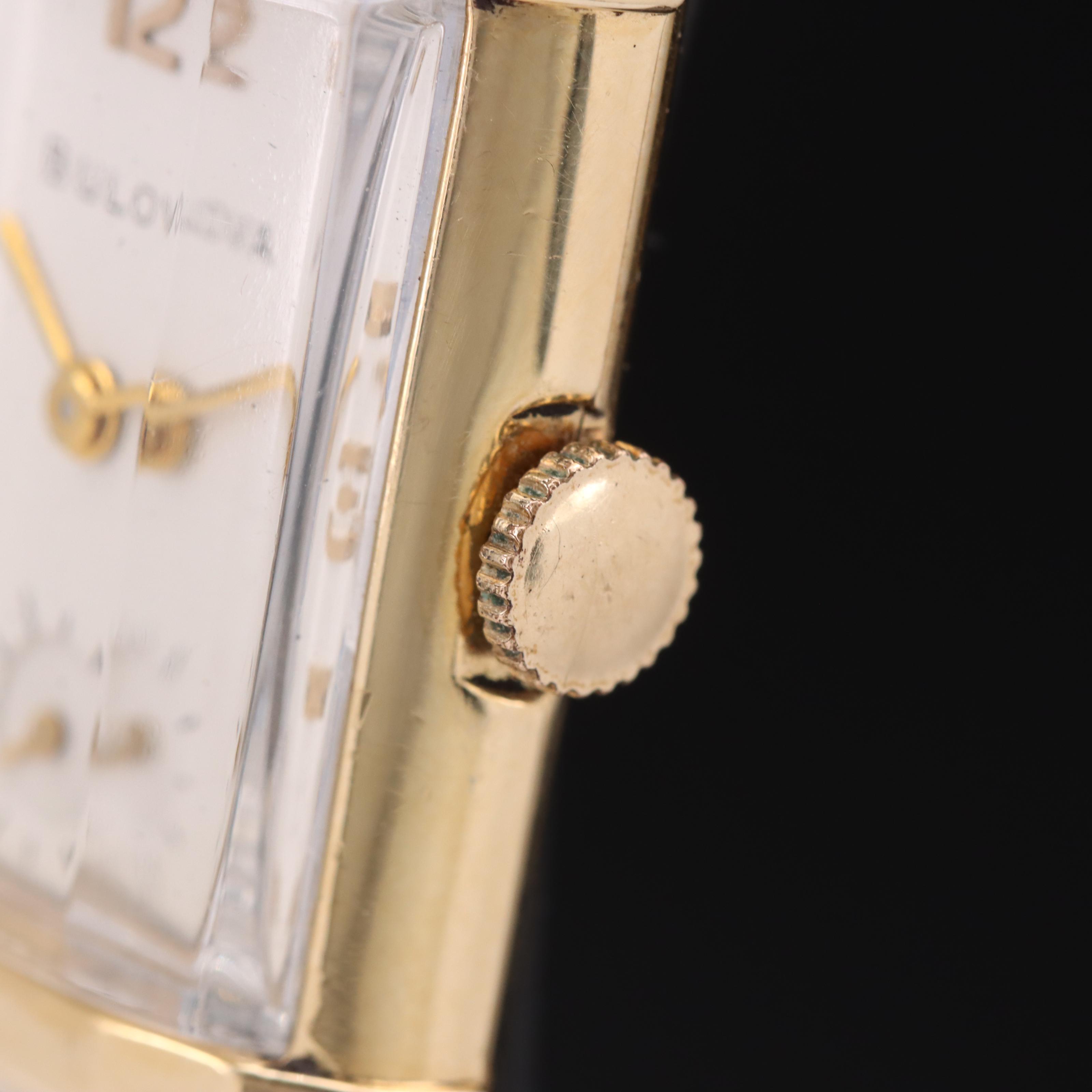 Vintage 14K Bulova Stem Wind Watch