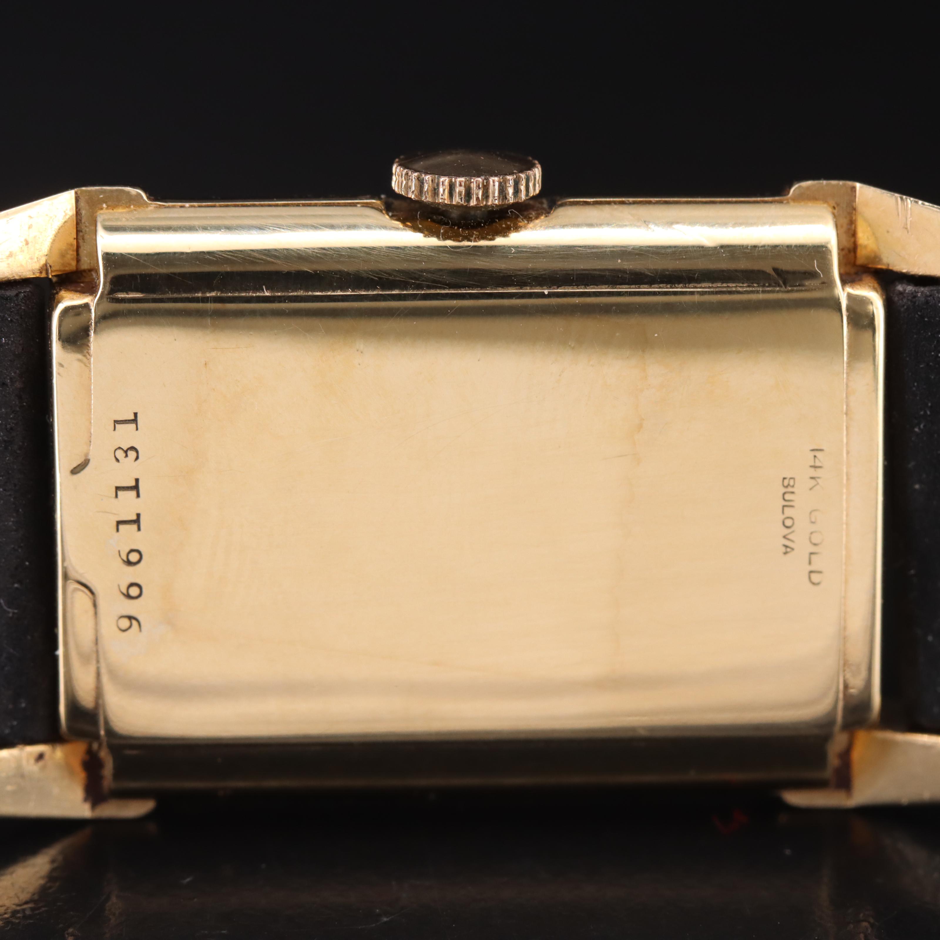 Vintage 14K Bulova Stem Wind Watch