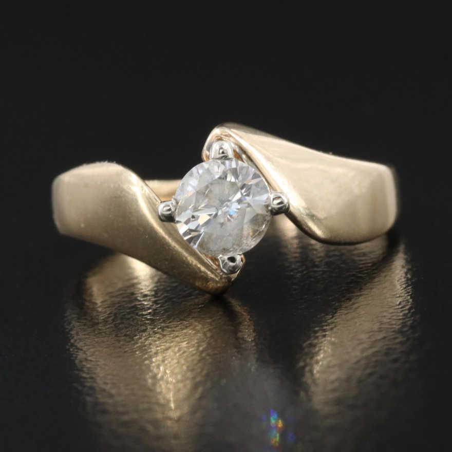 14K 0.54 CT Diamond Ring