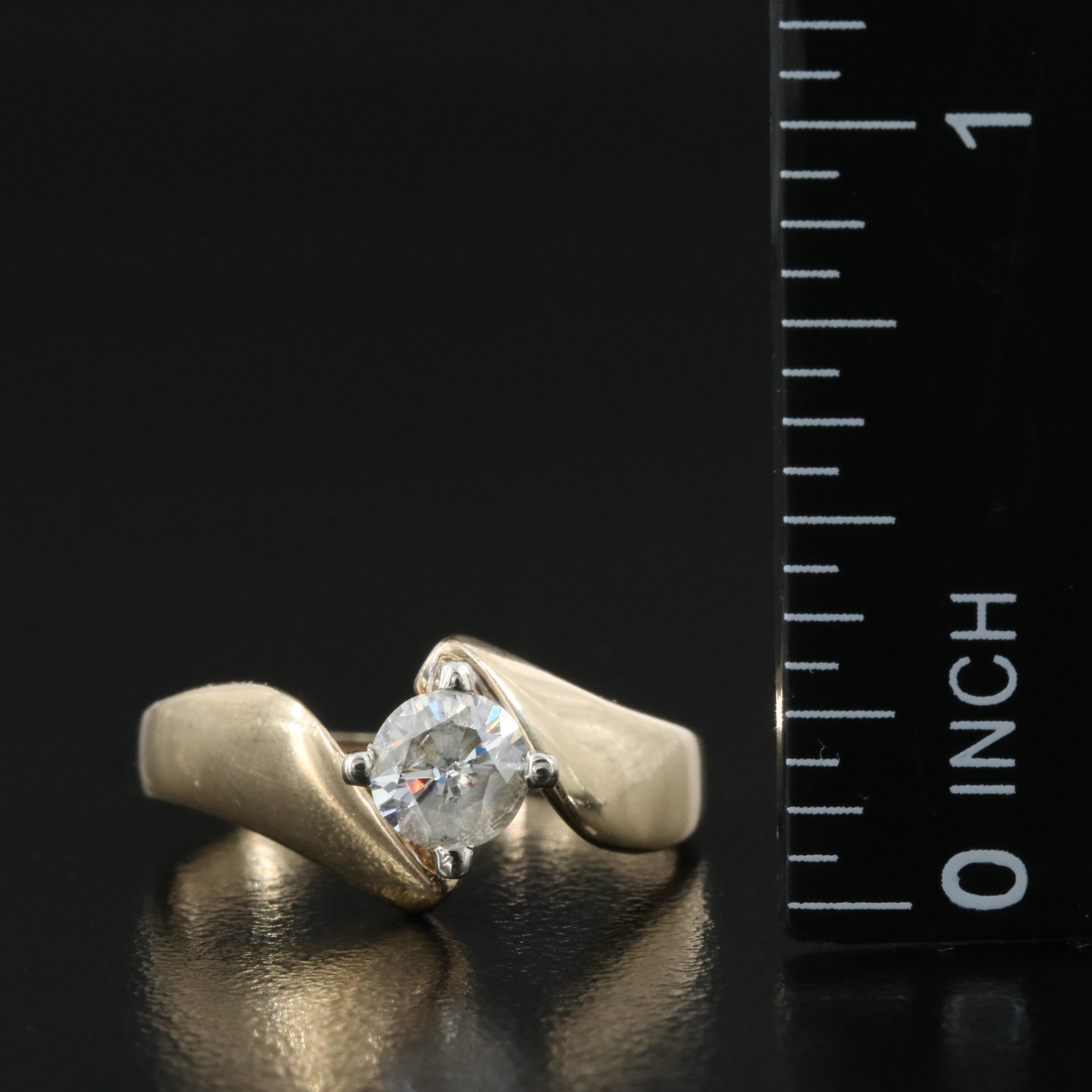 14K 0.54 CT Diamond Ring