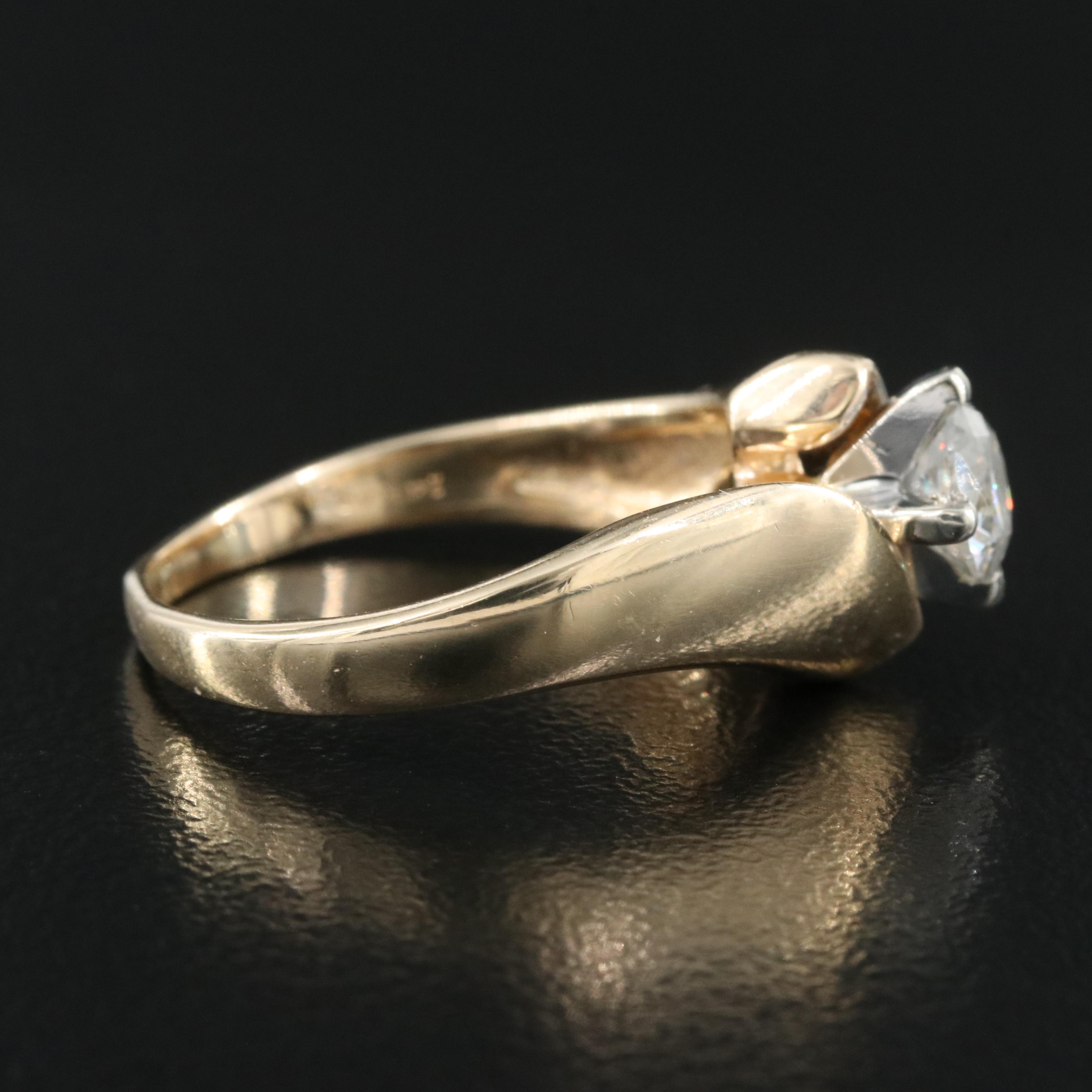 14K 0.54 CT Diamond Ring