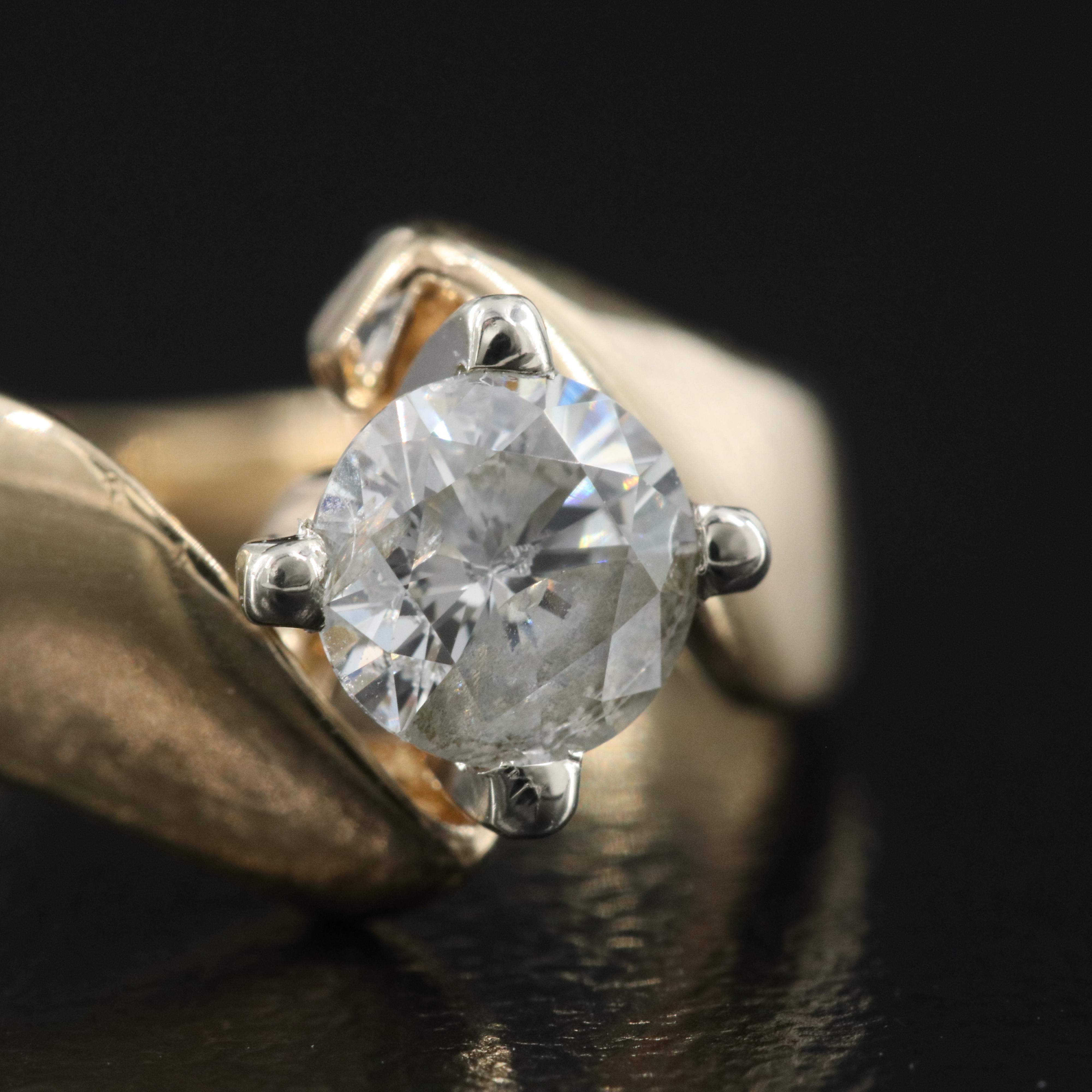 14K 0.54 CT Diamond Ring