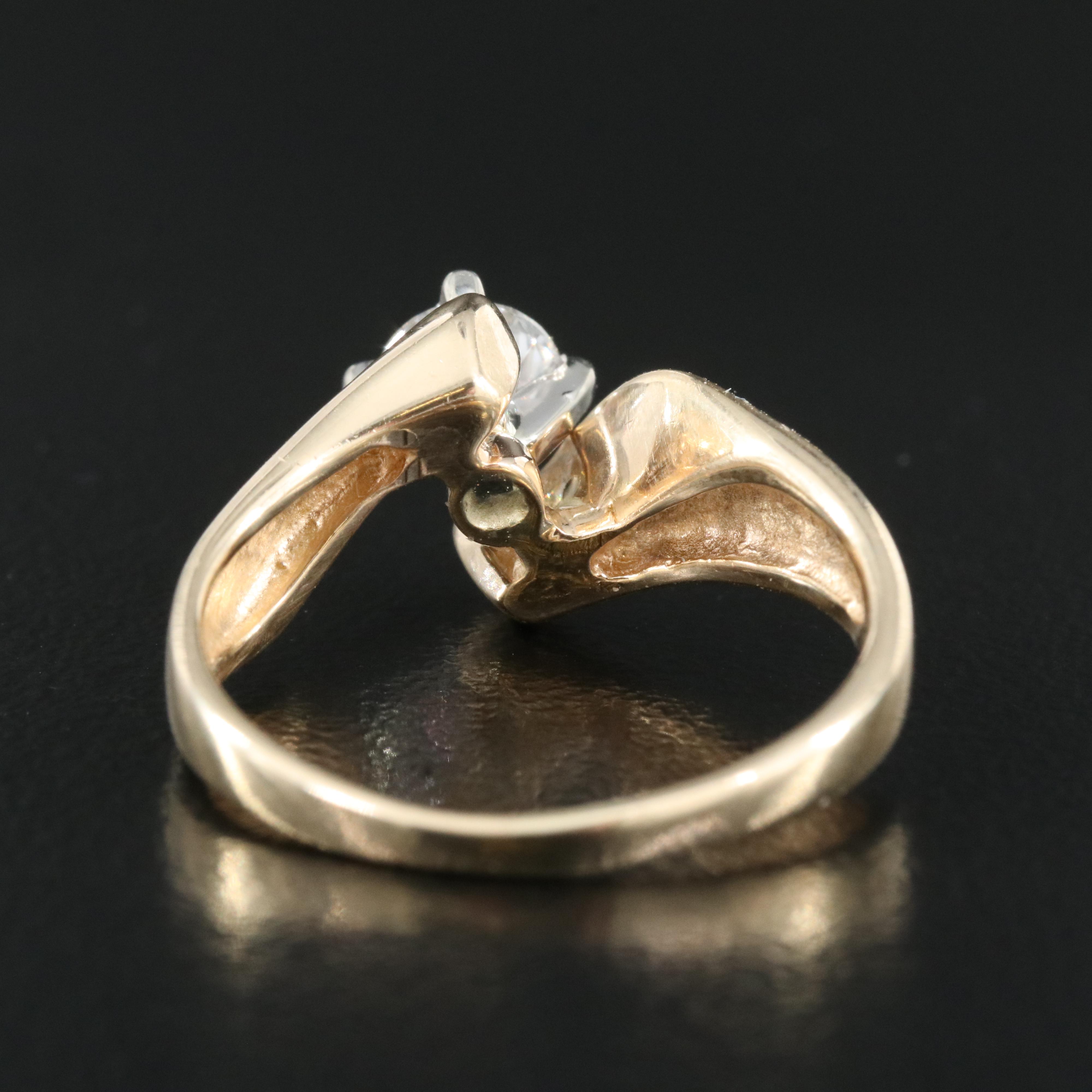 14K 0.54 CT Diamond Ring