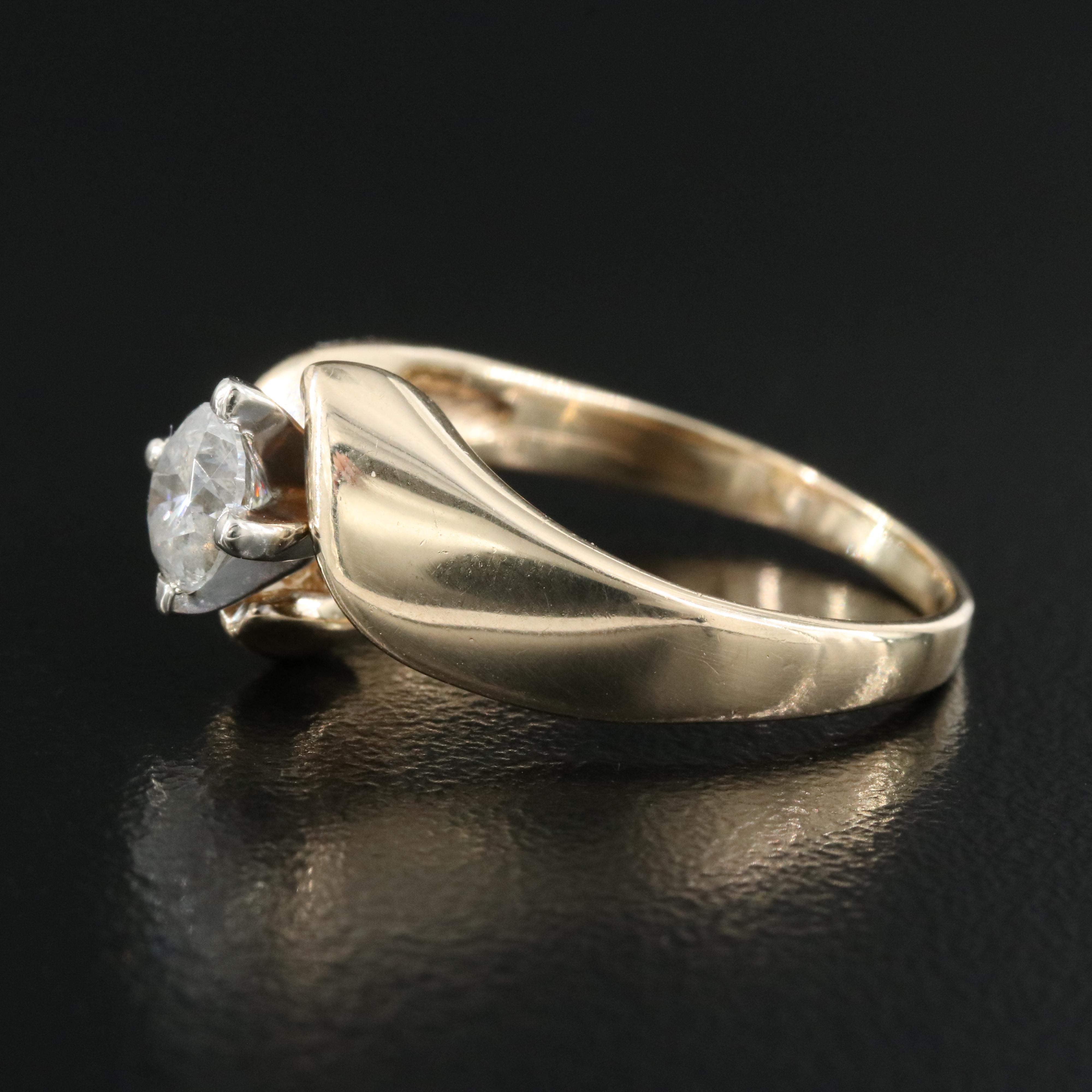 14K 0.54 CT Diamond Ring