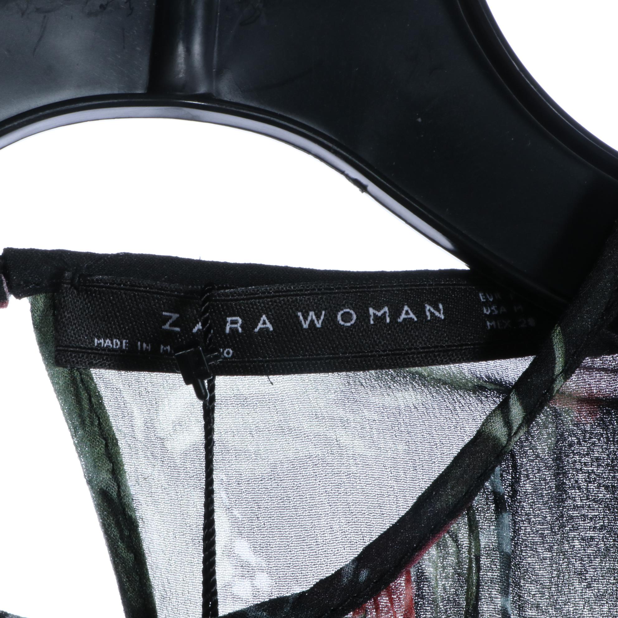 Zara Printed and Embellished Mid-Length Dresses