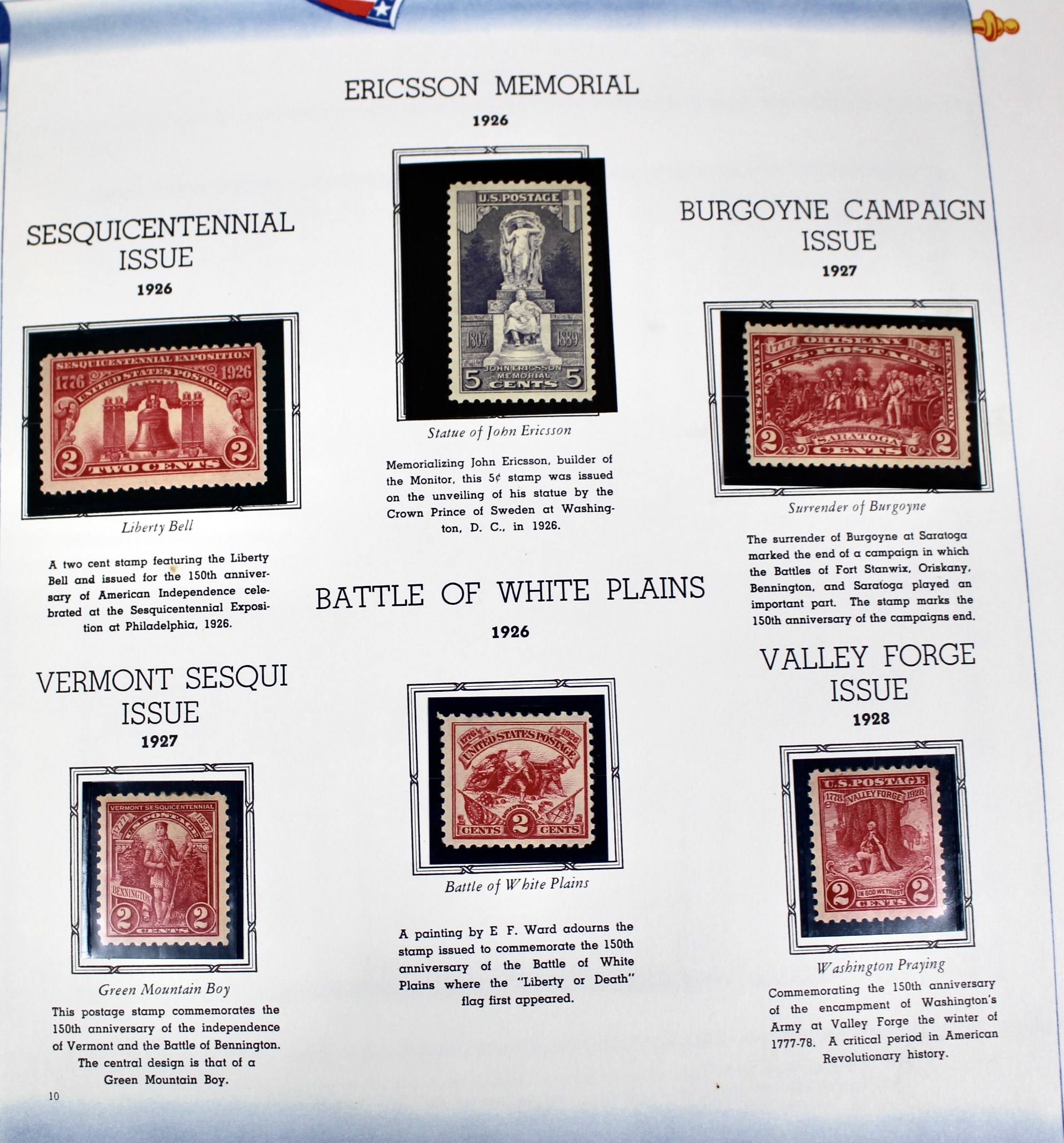 U.S. Commemorative Postage Stamp Collection, 1893 to 1965