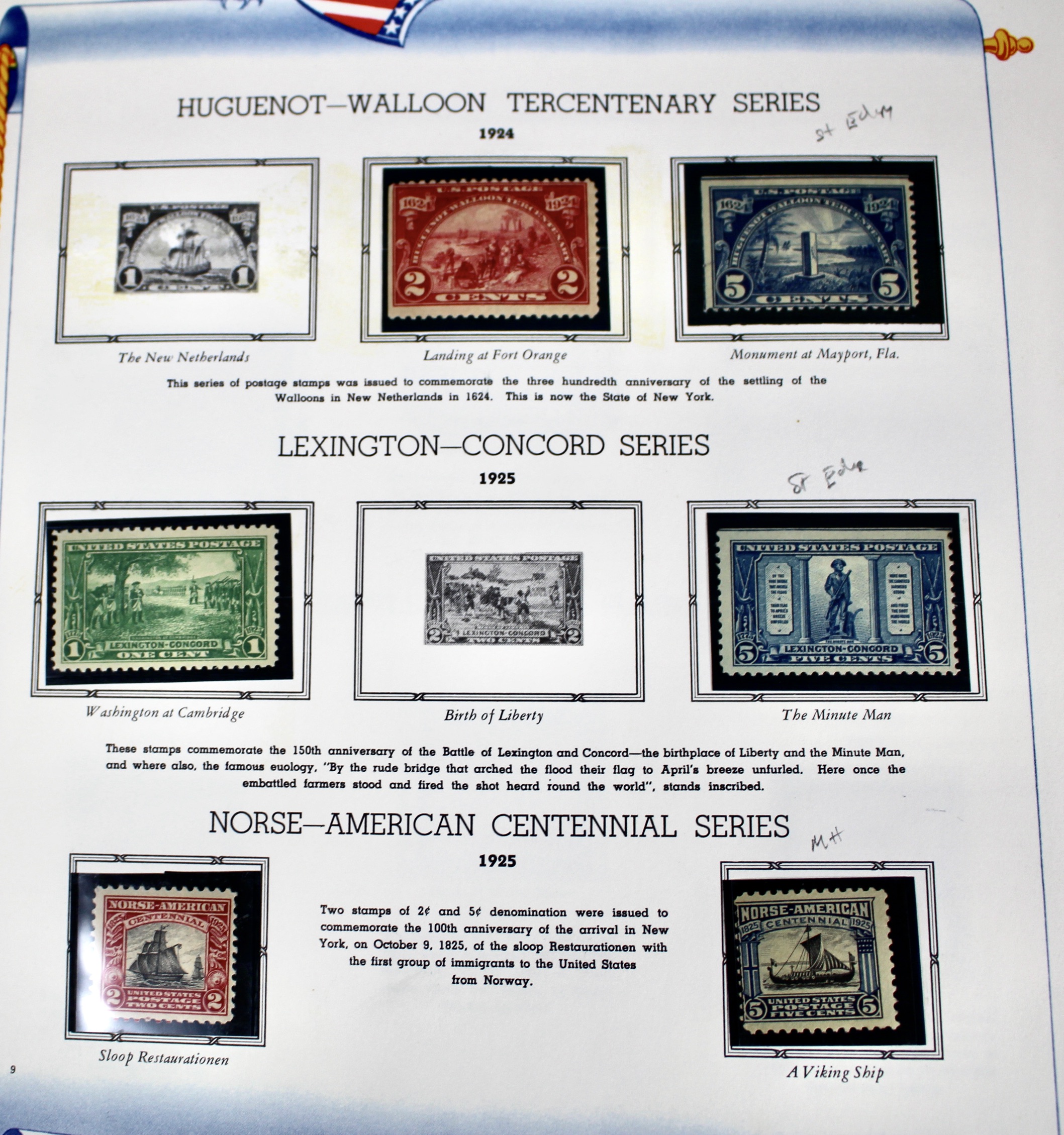 U.S. Commemorative Postage Stamp Collection, 1893 to 1965