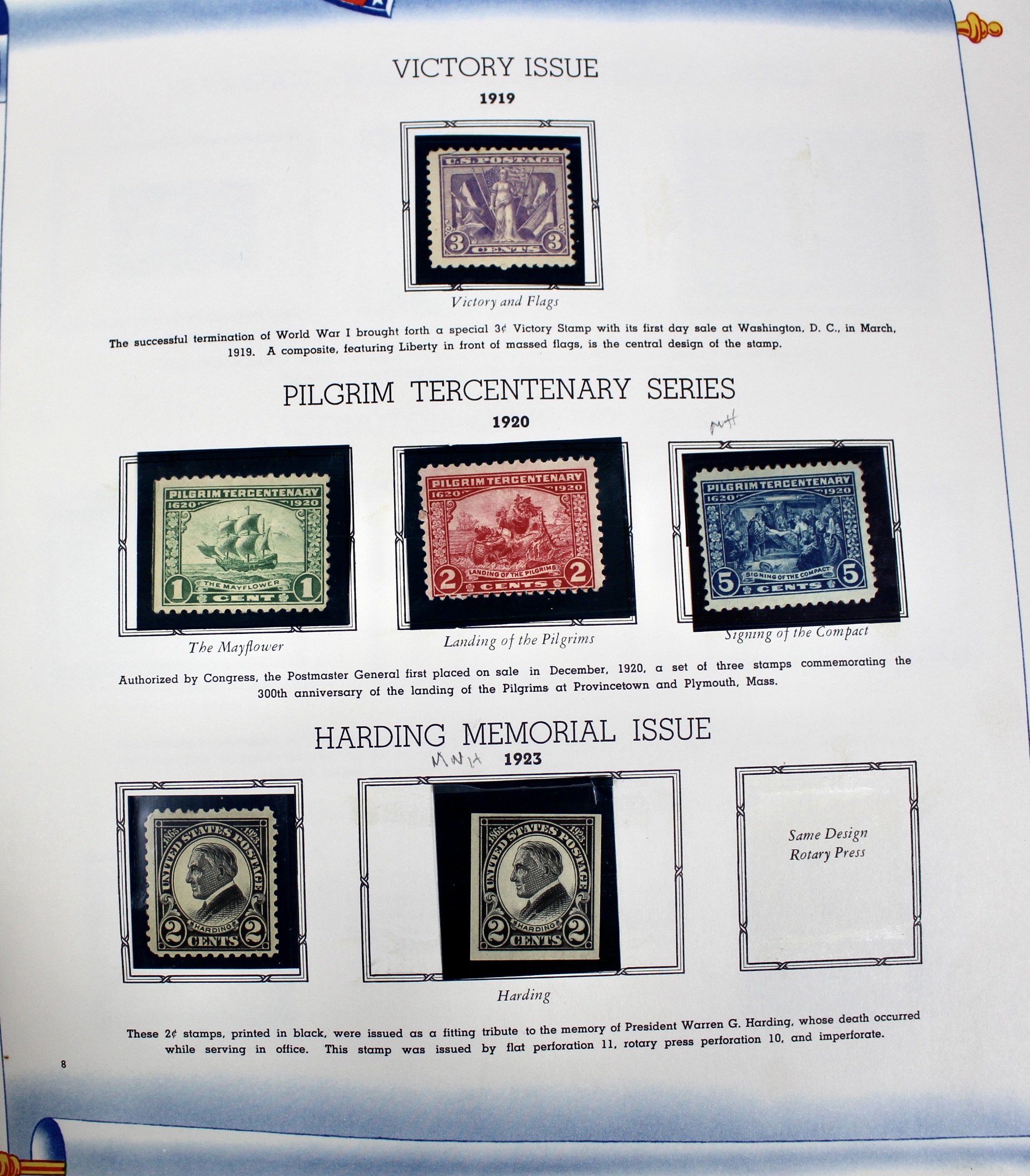 U.S. Commemorative Postage Stamp Collection, 1893 to 1965
