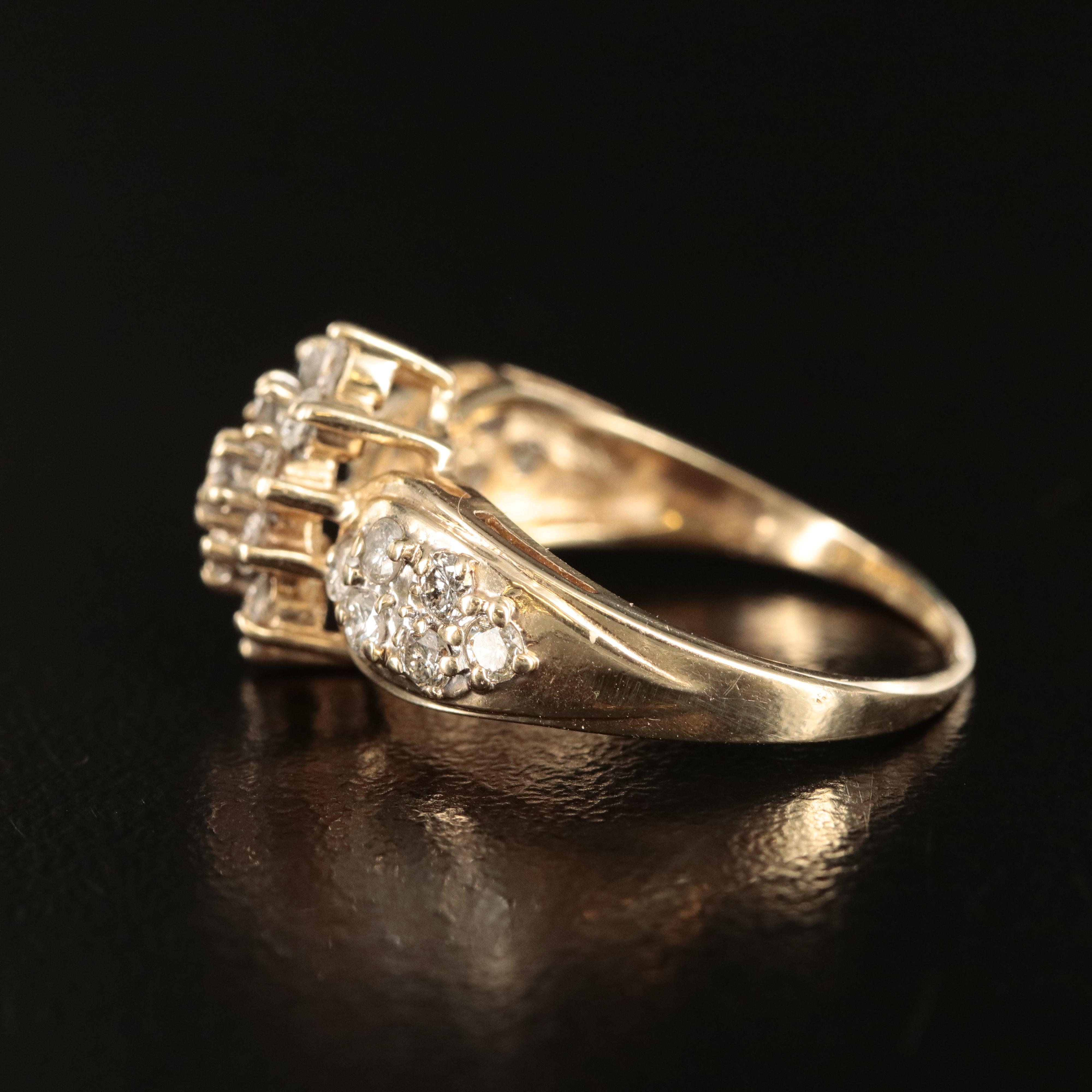 10K 0.90 CTW Diamond Ring