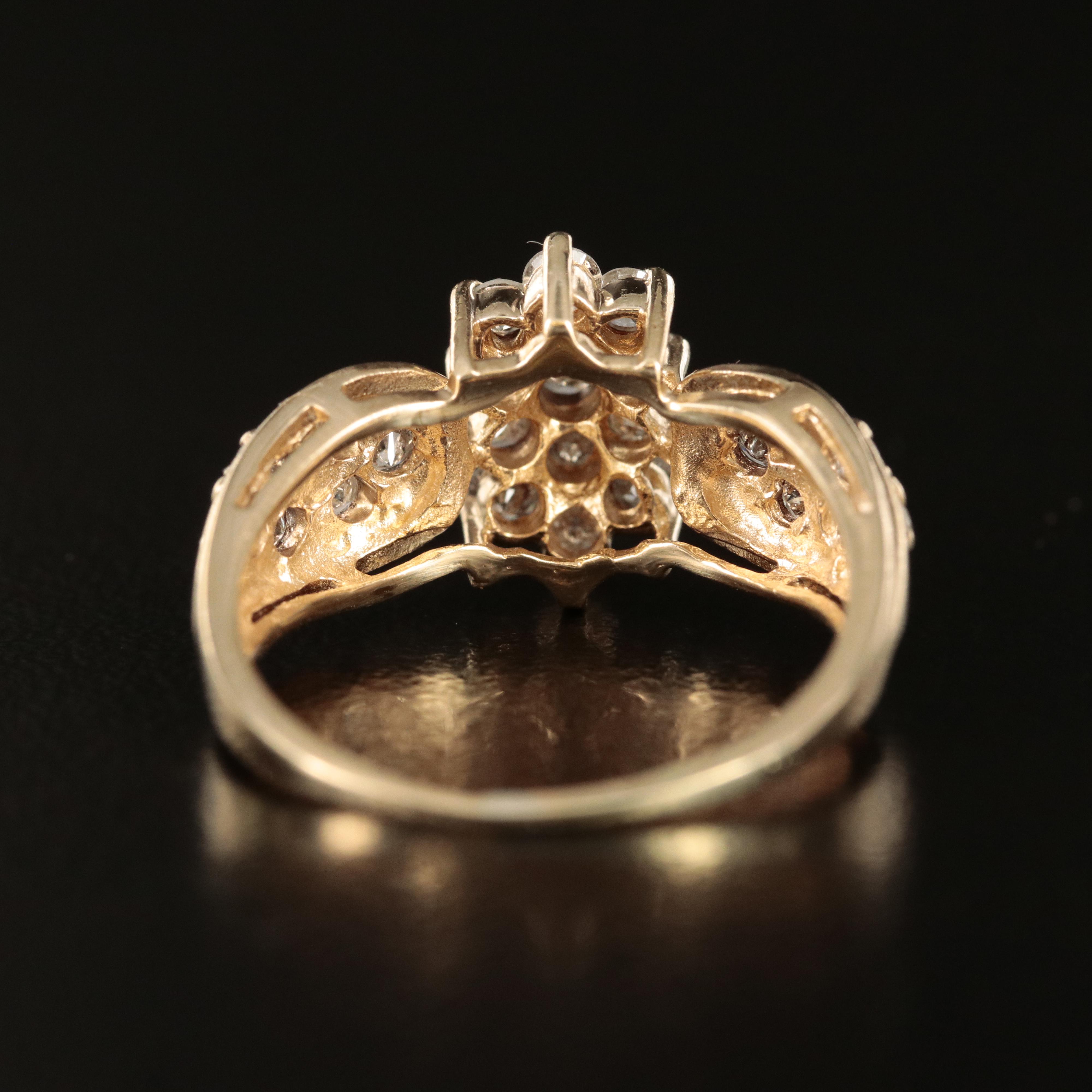 10K 0.90 CTW Diamond Ring