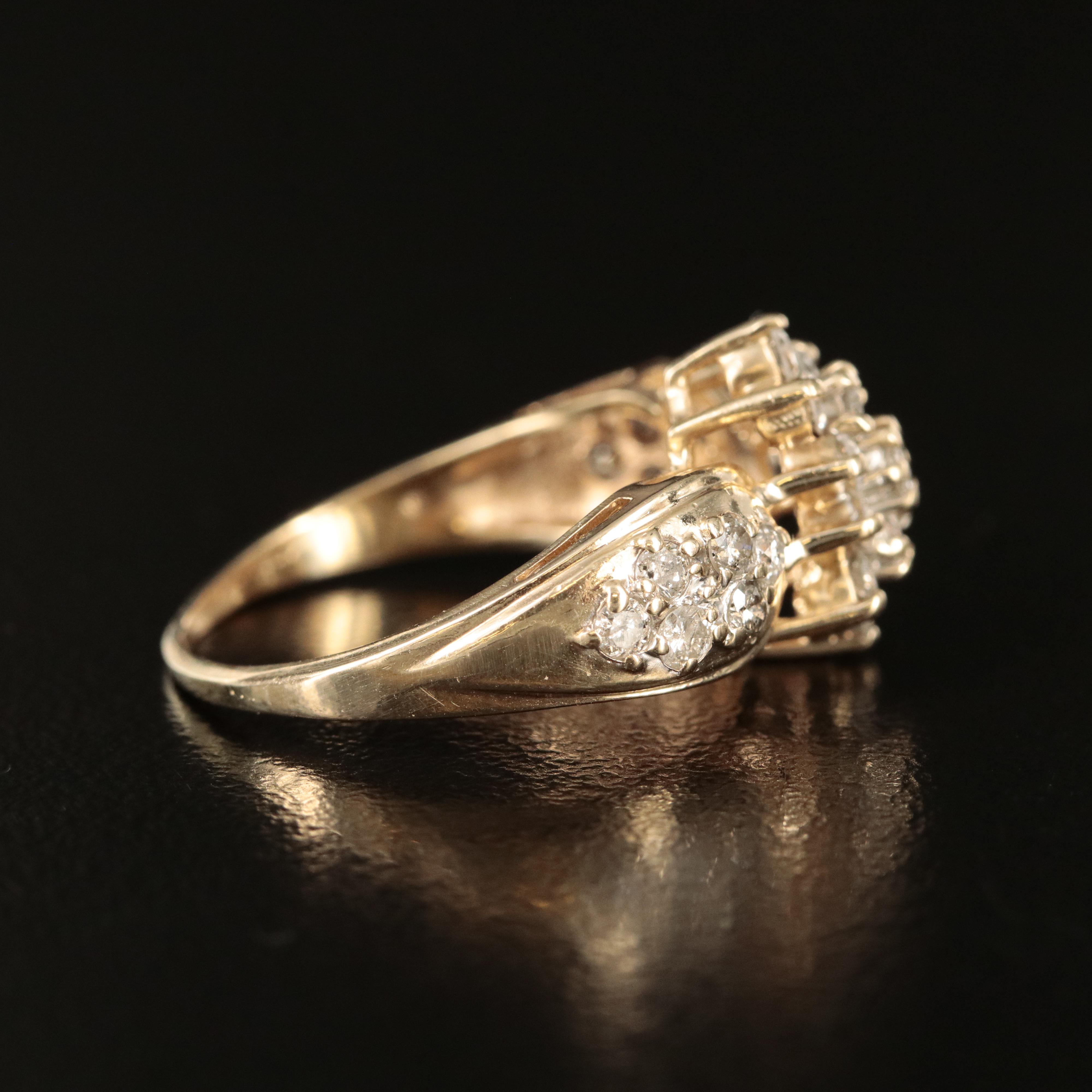 10K 0.90 CTW Diamond Ring