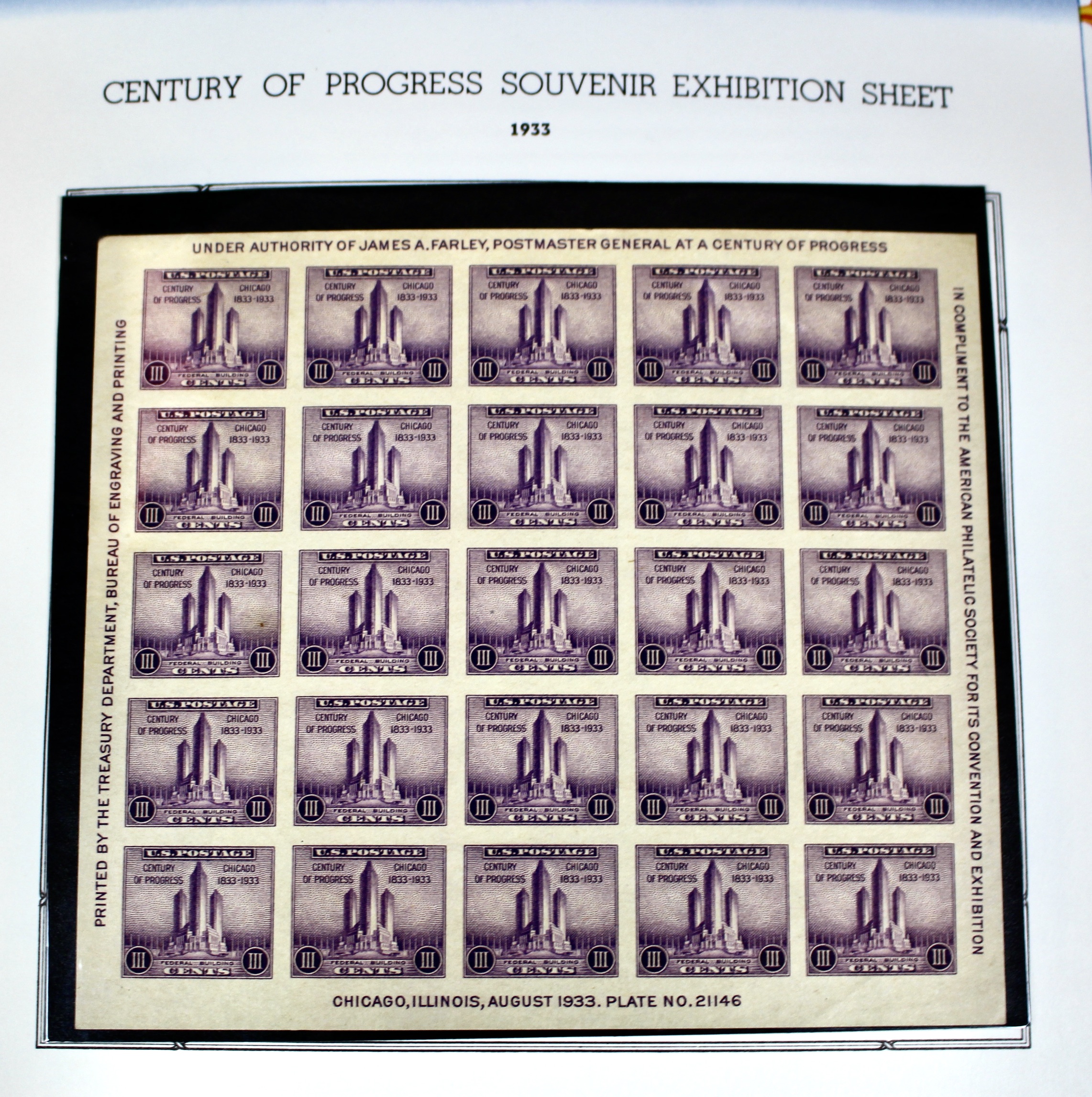 U.S. Commemorative Postage Stamp Collection, 1893 to 1965