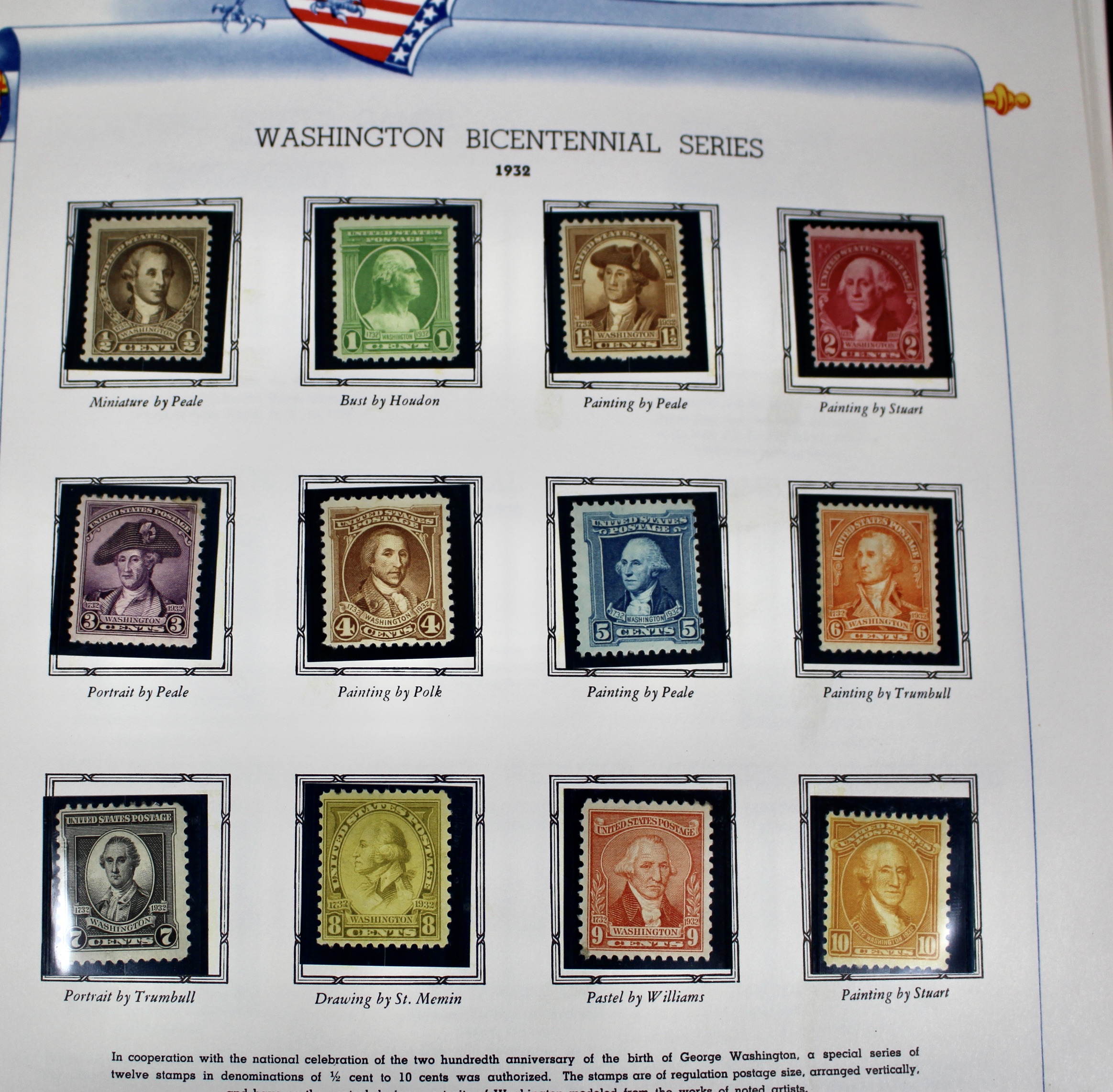 U.S. Commemorative Postage Stamp Collection, 1893 to 1965